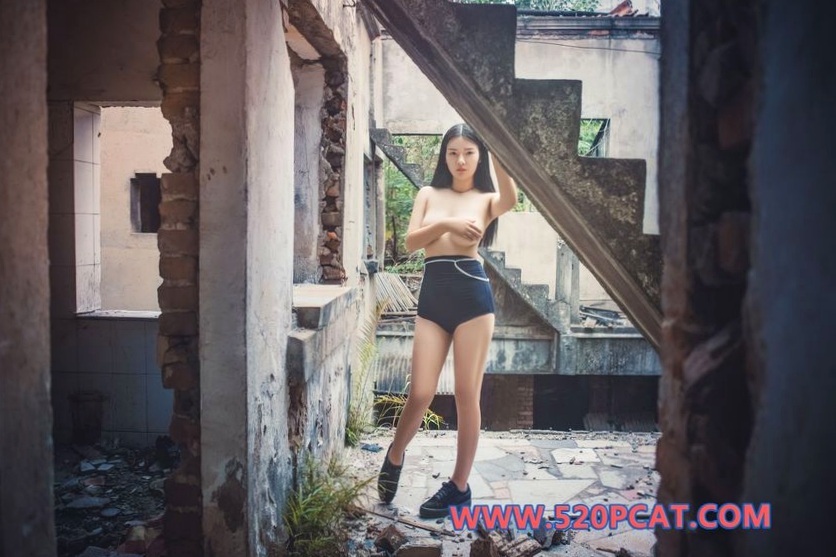 Gallery - [PARTYCAT] 轰趴猫 - Chiness Model 特刊：模特 - model耗子废弃建筑大尺度私房艺术写真 [37P 无圣光]性感大尺度冷艳私房照诱惑 女神私房照_秀色女神 - image 21