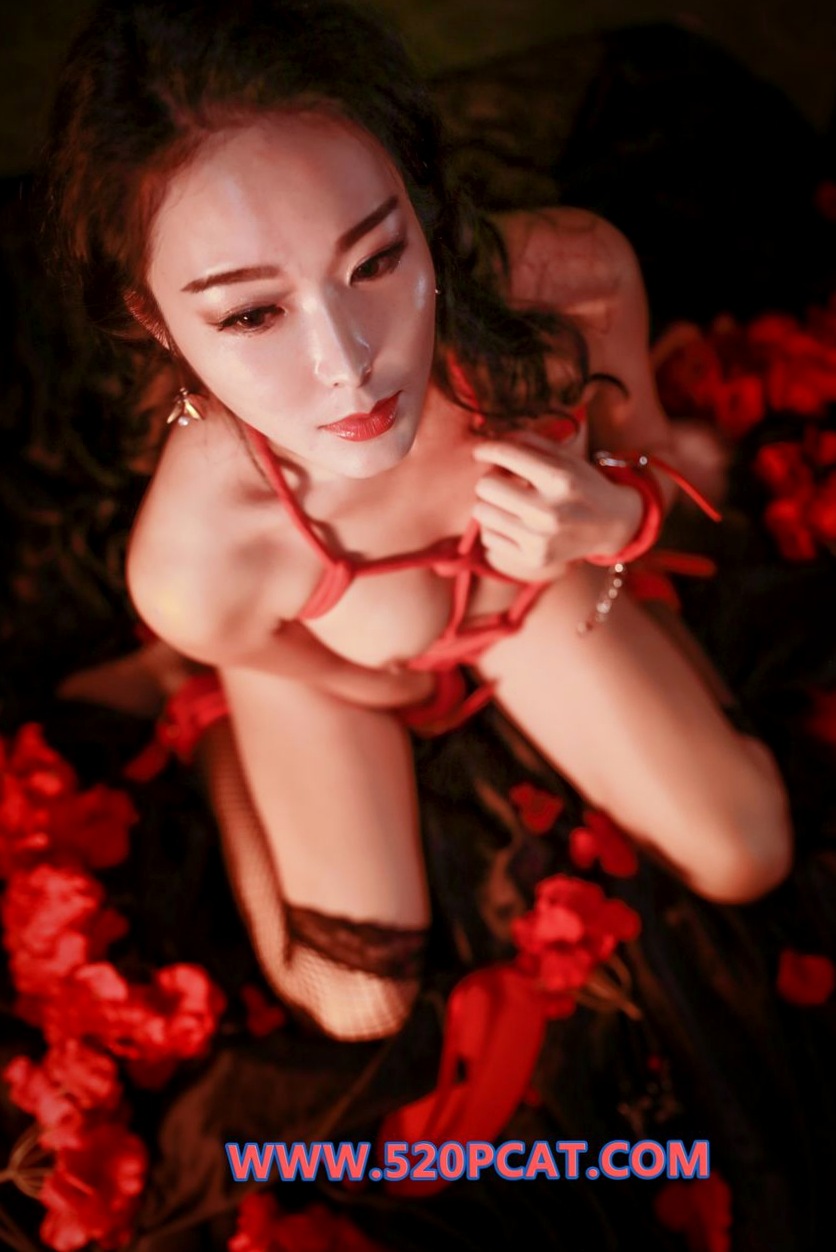 Gallery - [PARTYCAT]轰趴猫 - Chiness Model N116期：红绳艺术捆绑系列，绝美模特 - model私房挑战大尺度无圣光写真大尺度性感诱惑私房照无圣光 女神私房照_秀色女神 - image 4