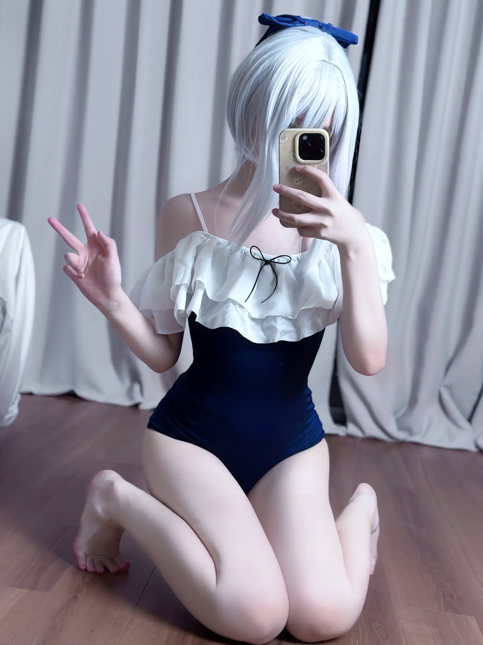 Gallery - 幼愛youmeko - 蔚蓝档案 月雪宫子 室内私房诱惑角色扮演写真角色扮演诱惑私房照性感 女神私房照_秀色女神 - image 1