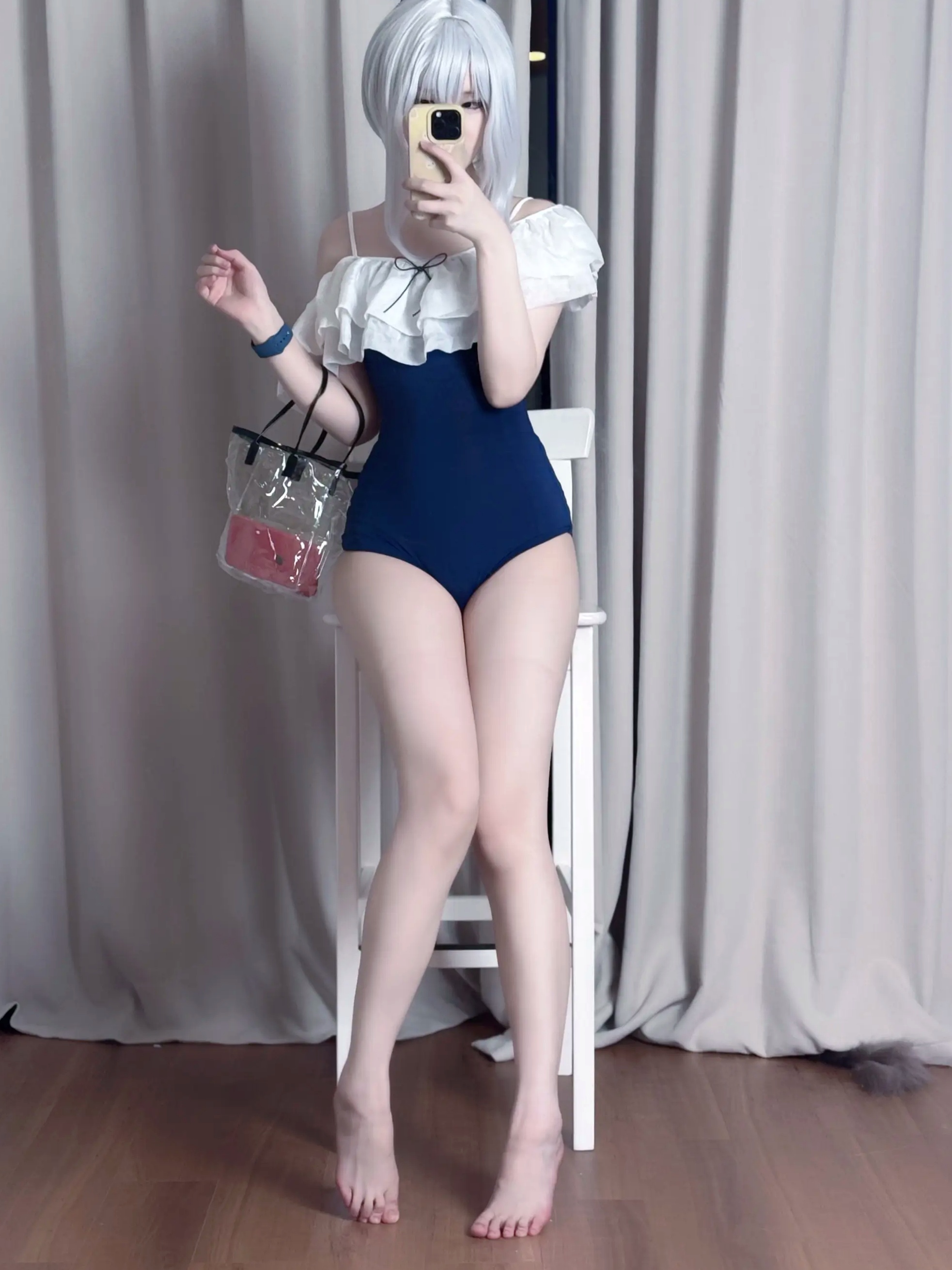 Gallery - 幼愛youmeko - 蔚蓝档案 月雪宫子 室内私房诱惑角色扮演写真角色扮演诱惑私房照性感 女神私房照_秀色女神 - image 8