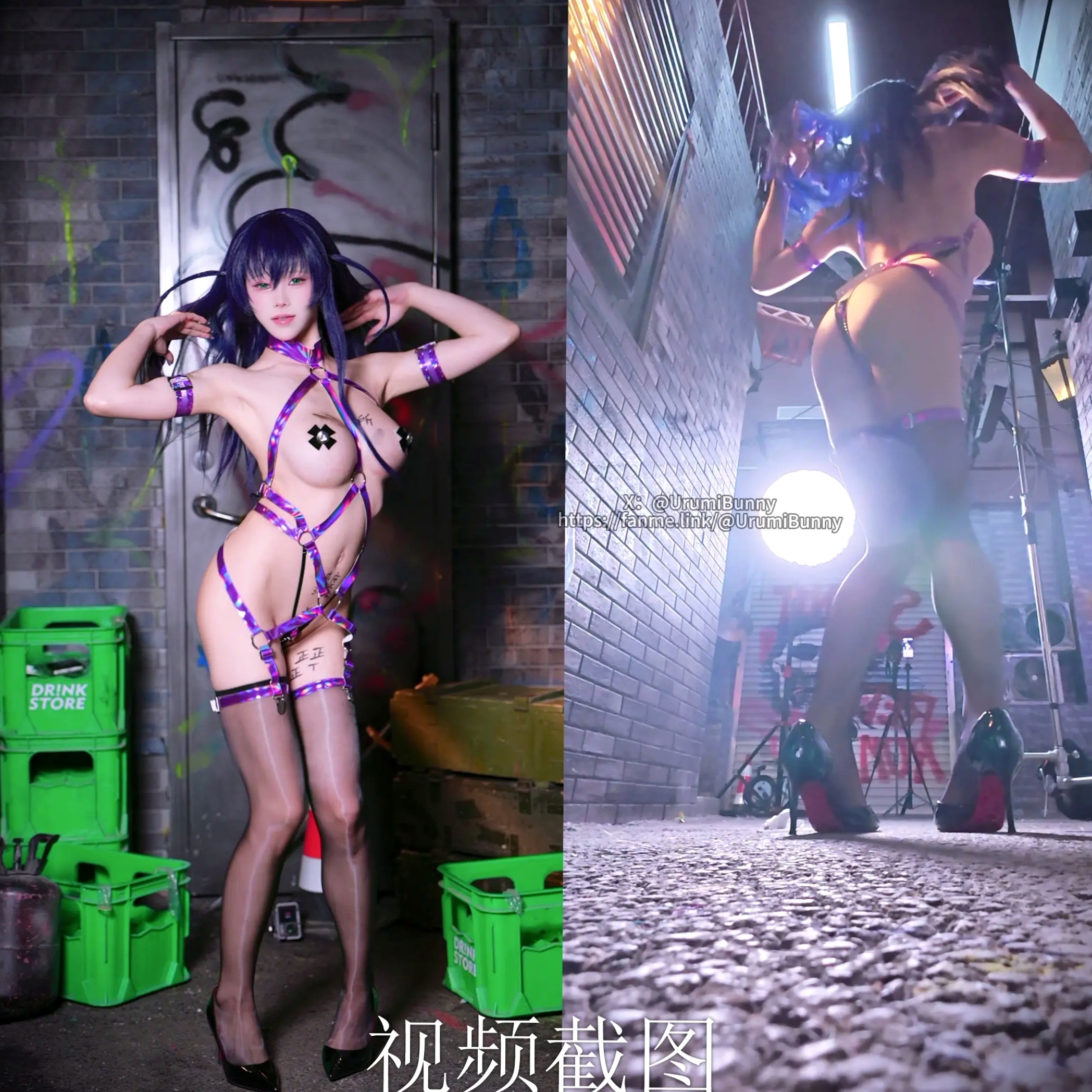 咬一口兔娘 (Yiko湿润兔) 2026年09月订阅 对魔忍-井河阿莎姬 角色扮演大尺度私房写真 [128P]