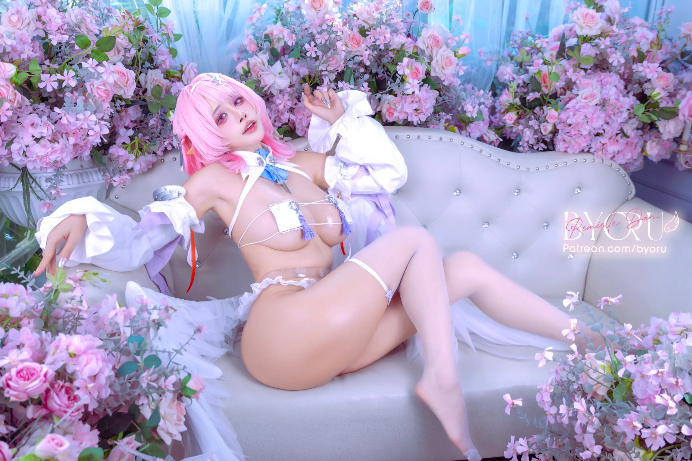 Byoru Remielle Dan 动漫角色扮演粉发美少女天使私房大尺度写真[74P]