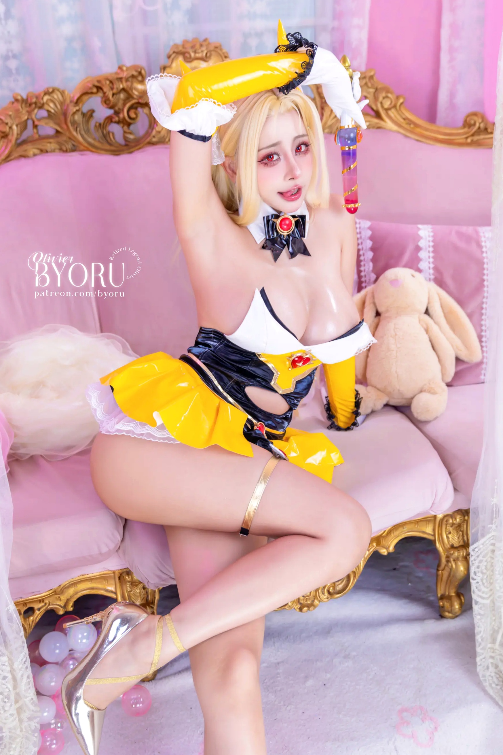Gallery - Byoru - 魔法少女Cosplay极致诱惑 私房性感制服 大尺度摄影 [62P]性感诱惑童颜巨乳角色扮演大尺度 女神私房照_秀色女神 - image 8