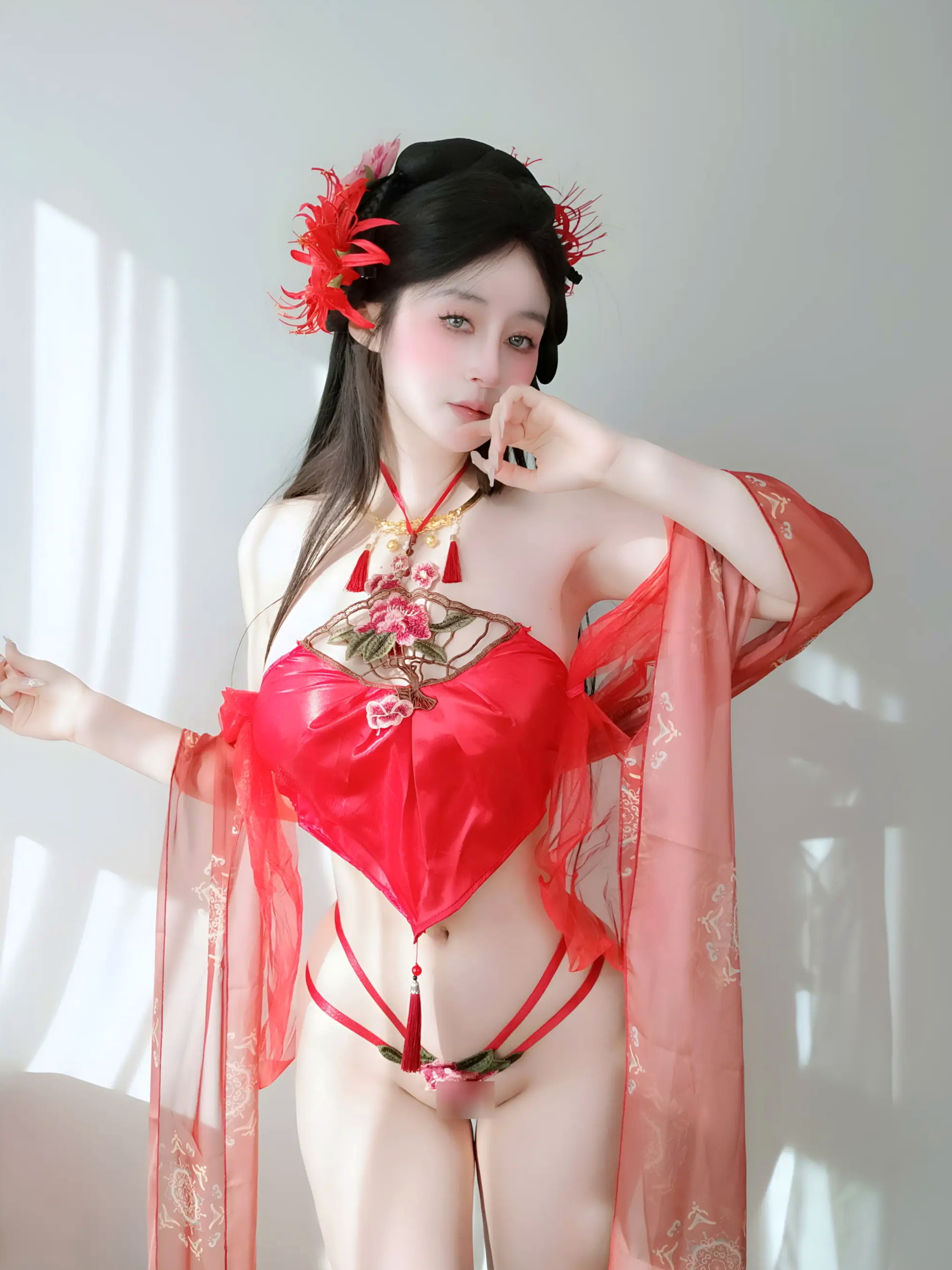Coser白银最新写真合集，猫耳女仆装与古典肚兜造型，大尺度福利展现诱惑身材，高品质角色扮演私房摄影