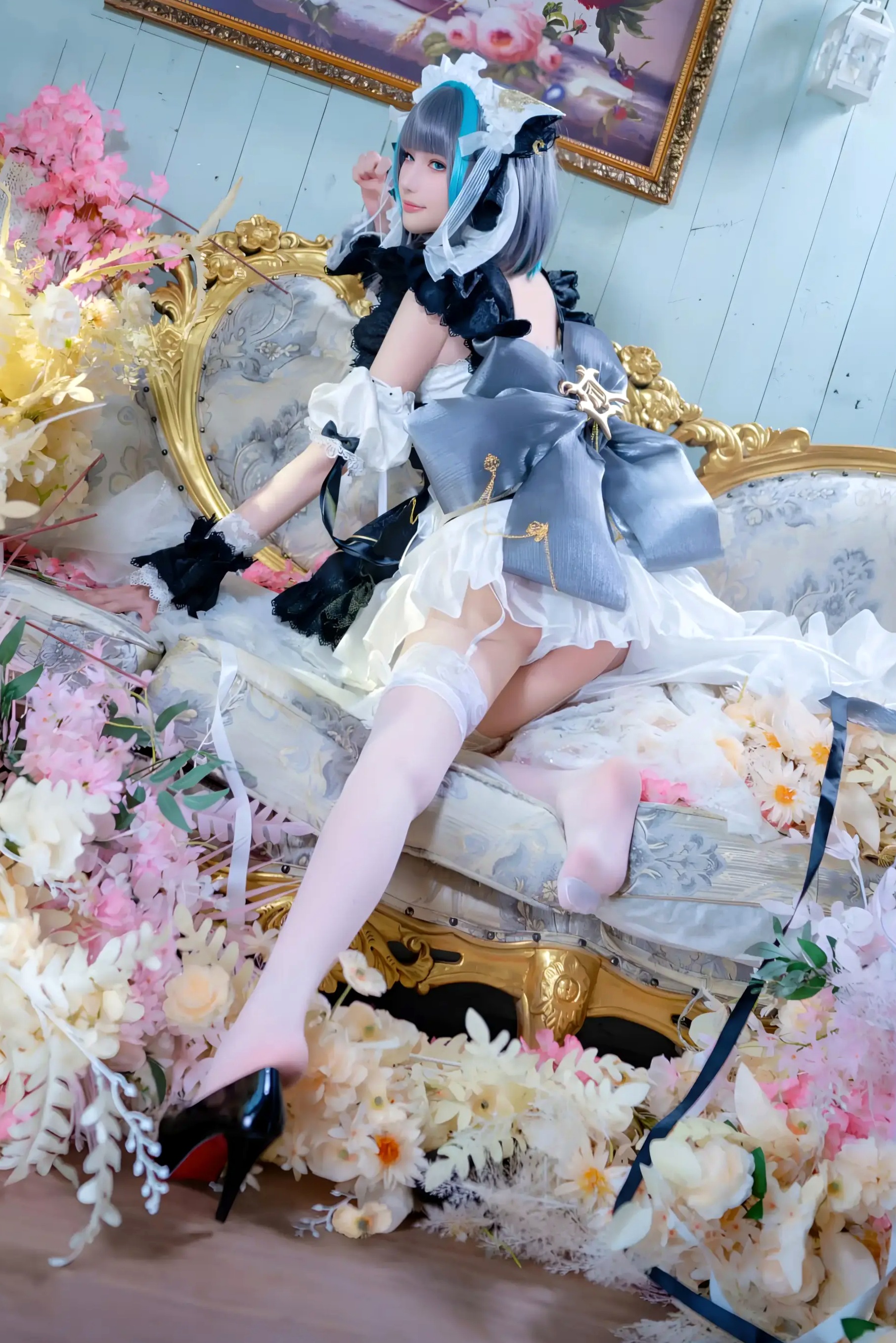 Gallery - 花兮_honoka 碧蓝航线 柴郡 原皮[10P] 女神私房照_秀色女神 - image 1