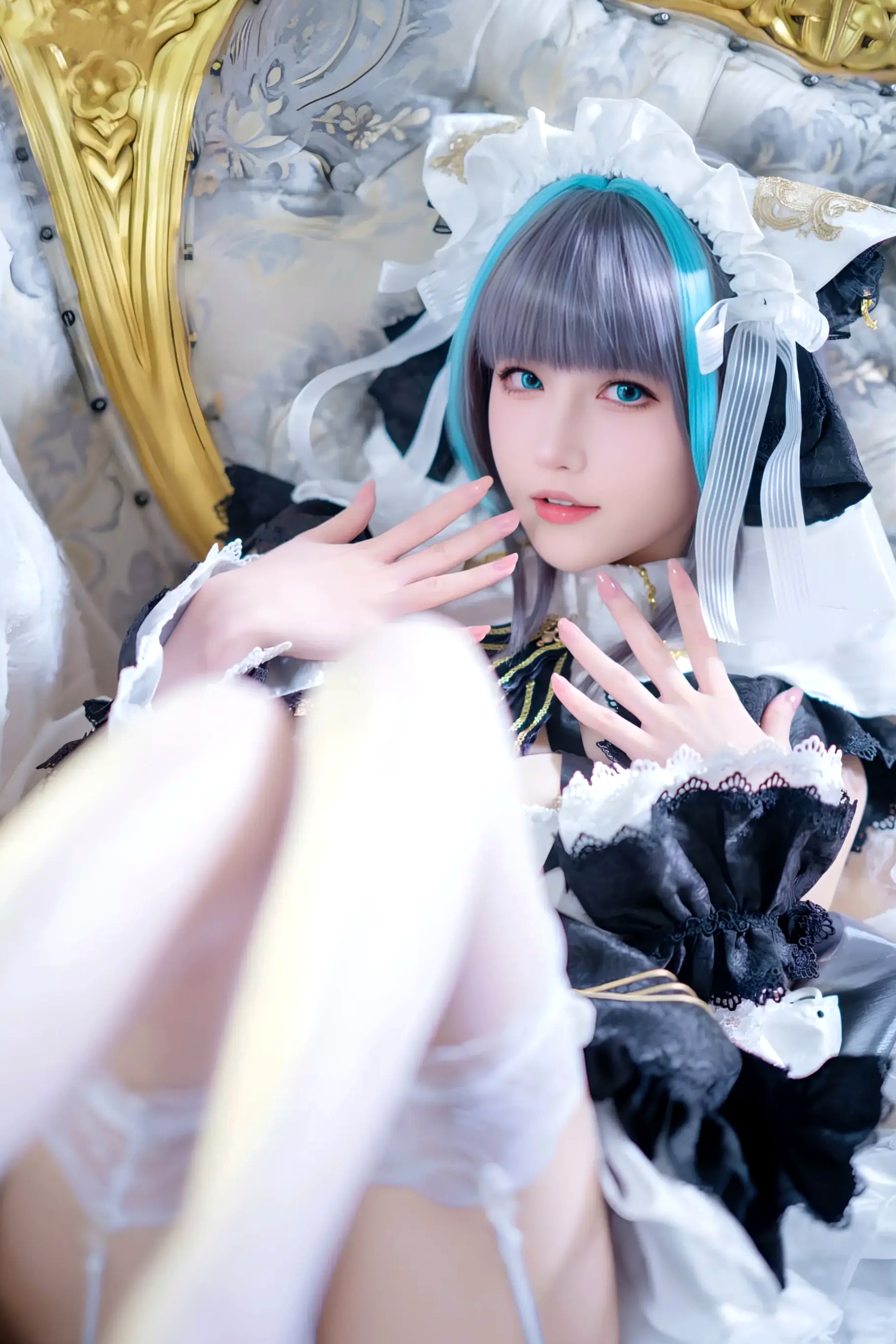 Gallery - 花兮_honoka 碧蓝航线 柴郡 原皮[10P] 女神私房照_秀色女神 - image 4