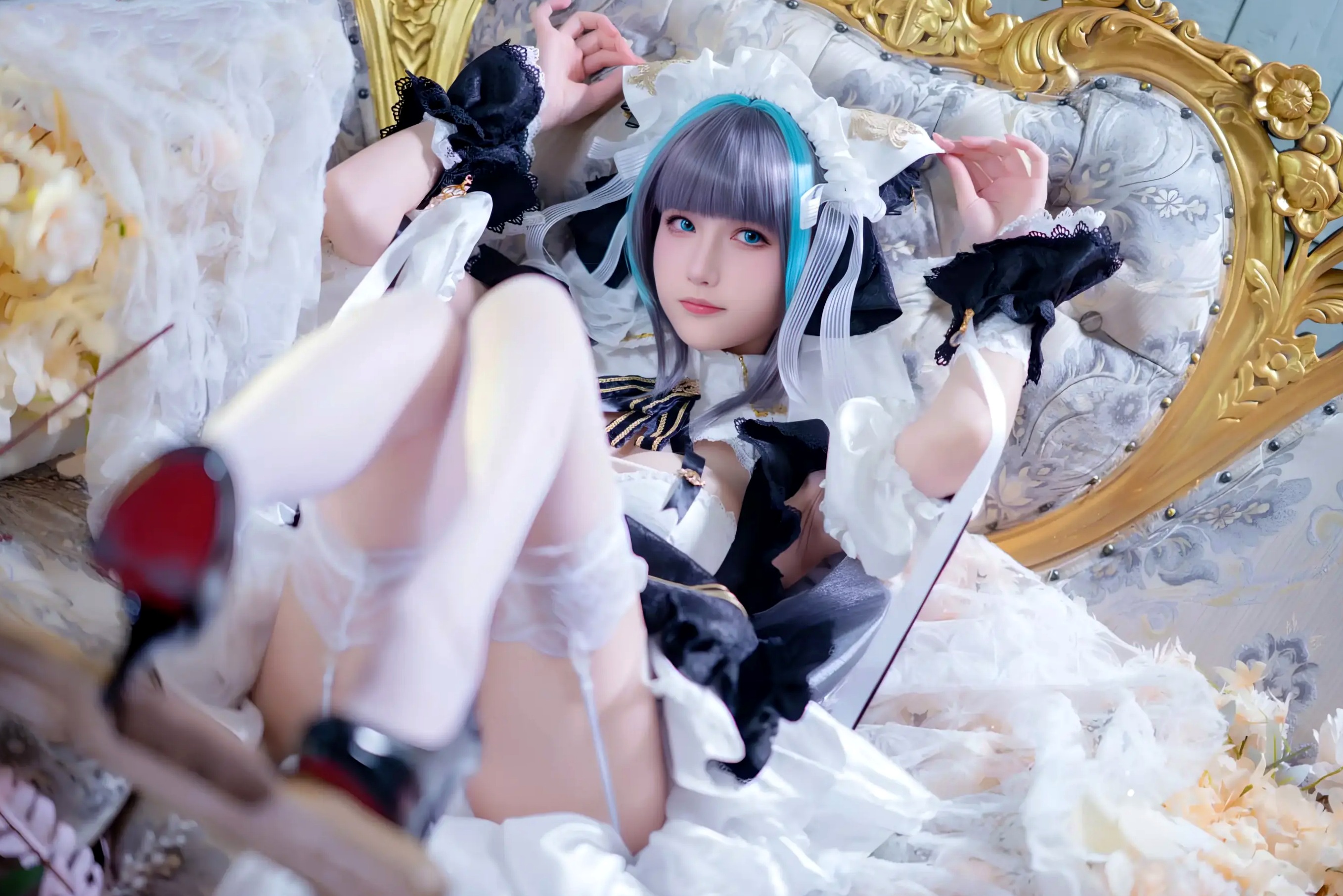 Gallery - 花兮_honoka 碧蓝航线 柴郡 原皮[10P] 女神私房照_秀色女神 - image 5