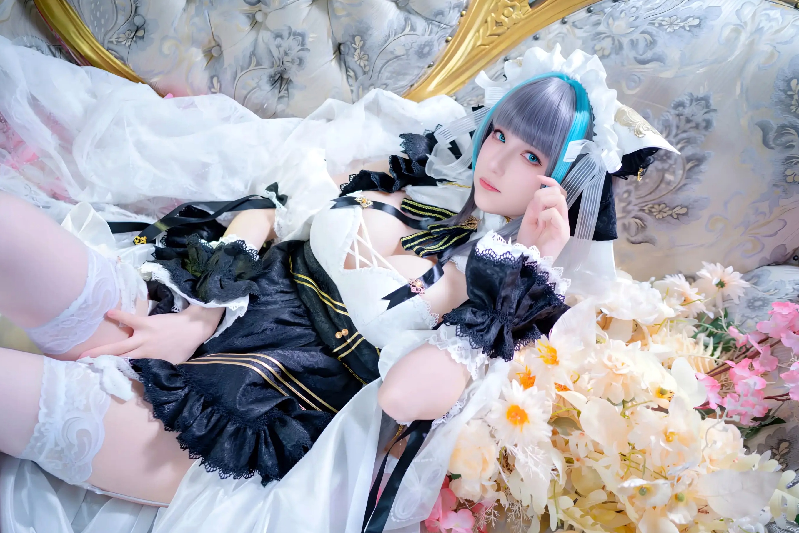 Gallery - 花兮_honoka 碧蓝航线 柴郡 原皮[10P] 女神私房照_秀色女神 - image 9