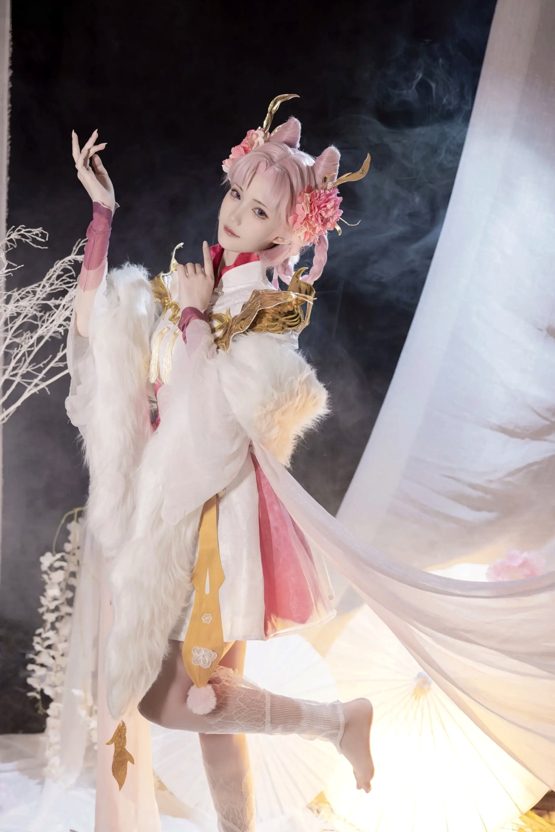 Gallery - 花兮_honoka 王者荣耀 嫦娥 拒霜思[14P] 女神私房照_秀色女神 - image 1