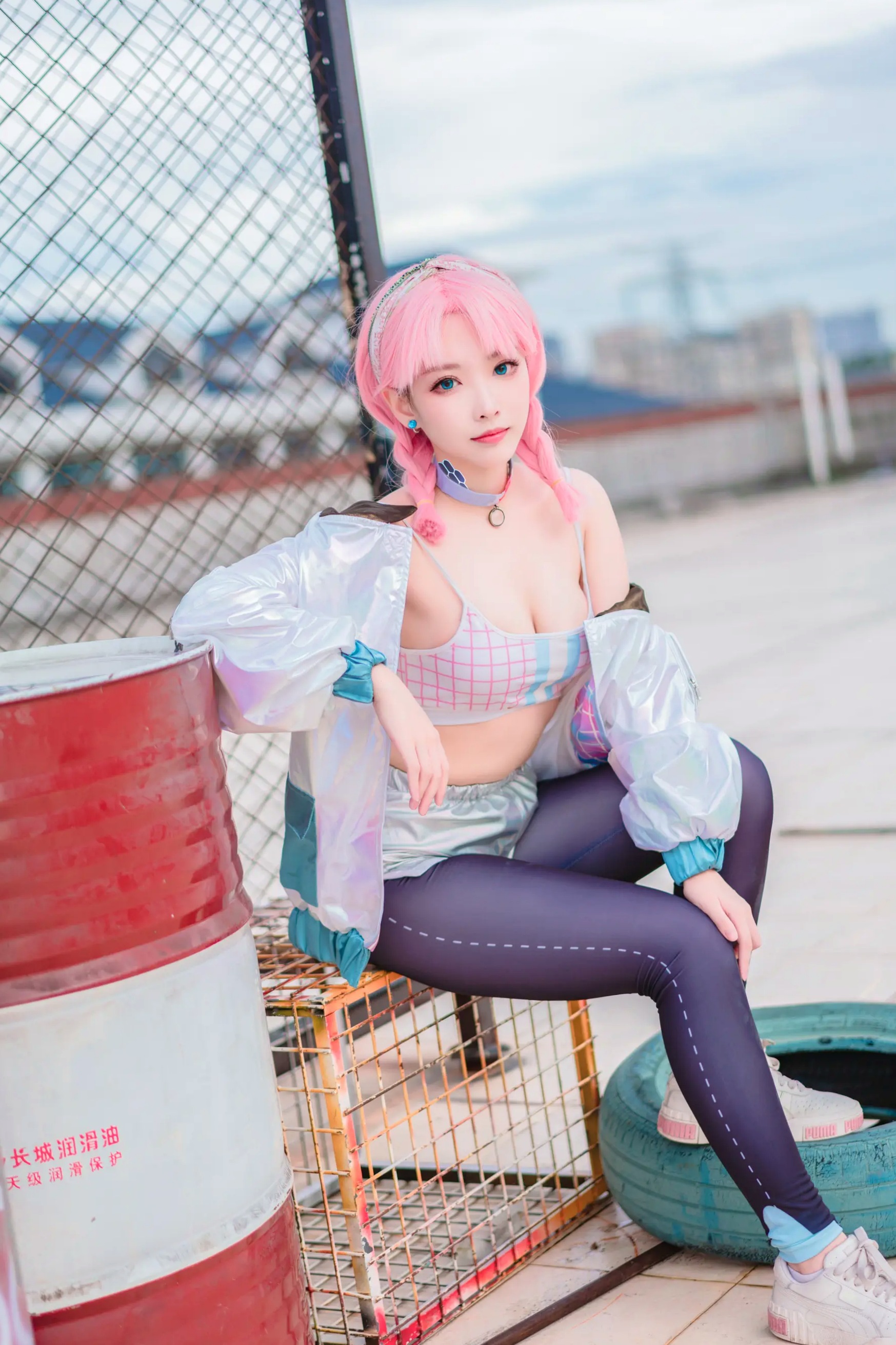 Gallery - 宫本桜蓝毒cosplay，青春活力运动少女，清纯童颜配傲人身材，夏日泳池边诱惑写真，时尚潮流视觉盛宴角色扮演萌系清新泳池诱惑童颜巨乳气质清纯 女神私房照_秀色女神 - image 2