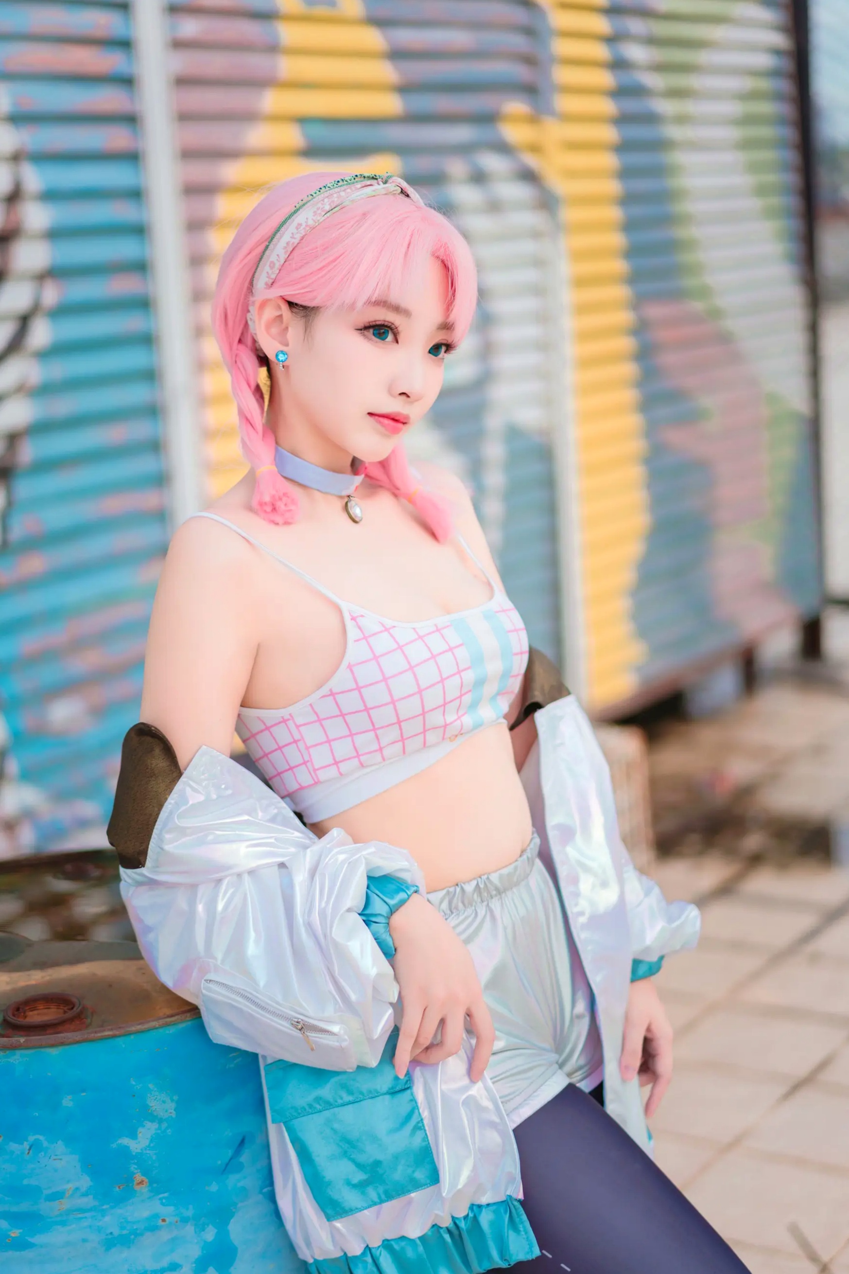 Gallery - 宫本桜蓝毒cosplay，青春活力运动少女，清纯童颜配傲人身材，夏日泳池边诱惑写真，时尚潮流视觉盛宴角色扮演萌系清新泳池诱惑童颜巨乳气质清纯 女神私房照_秀色女神 - image 4