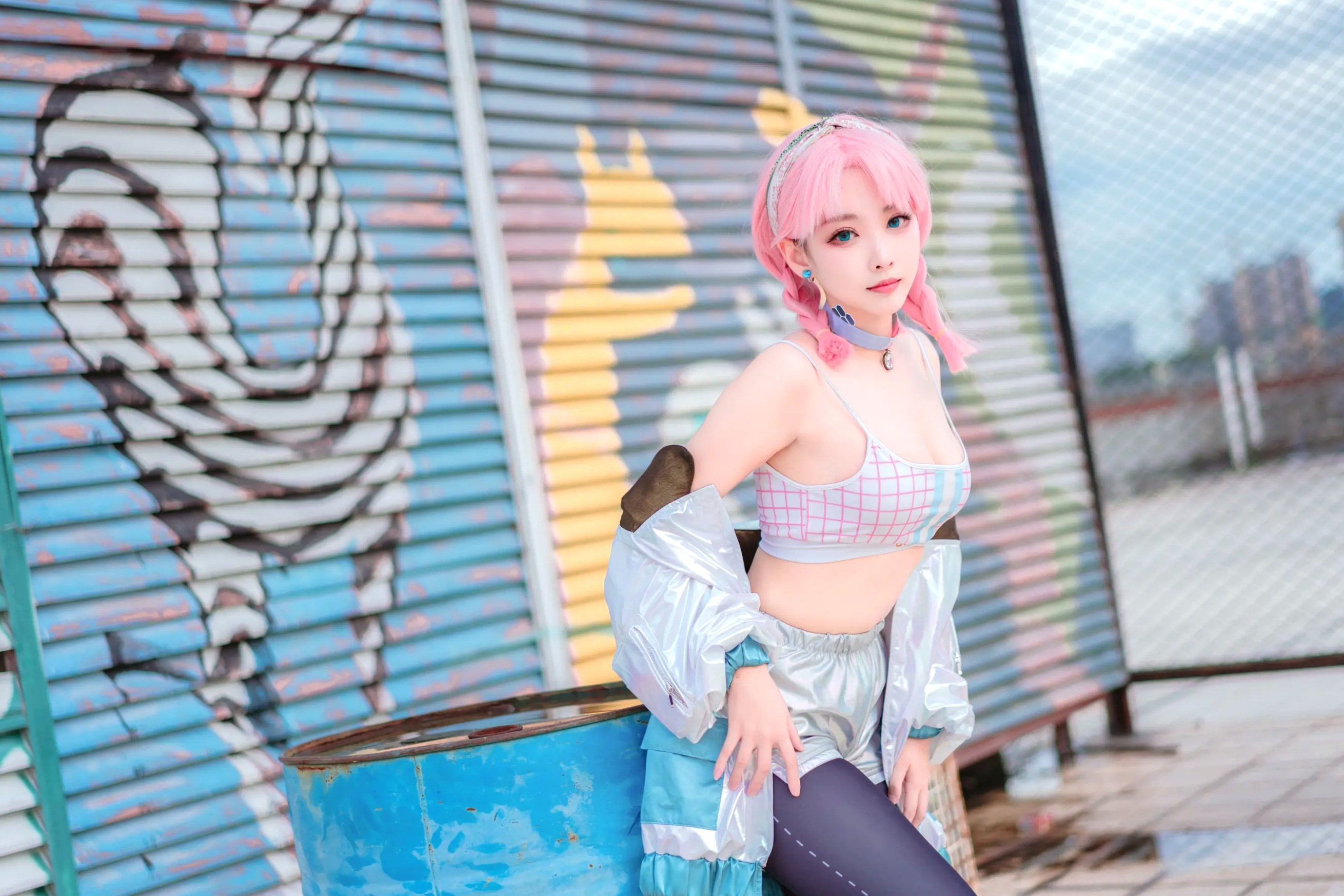 Gallery - 宫本桜蓝毒cosplay，青春活力运动少女，清纯童颜配傲人身材，夏日泳池边诱惑写真，时尚潮流视觉盛宴角色扮演萌系清新泳池诱惑童颜巨乳气质清纯 女神私房照_秀色女神 - image 5