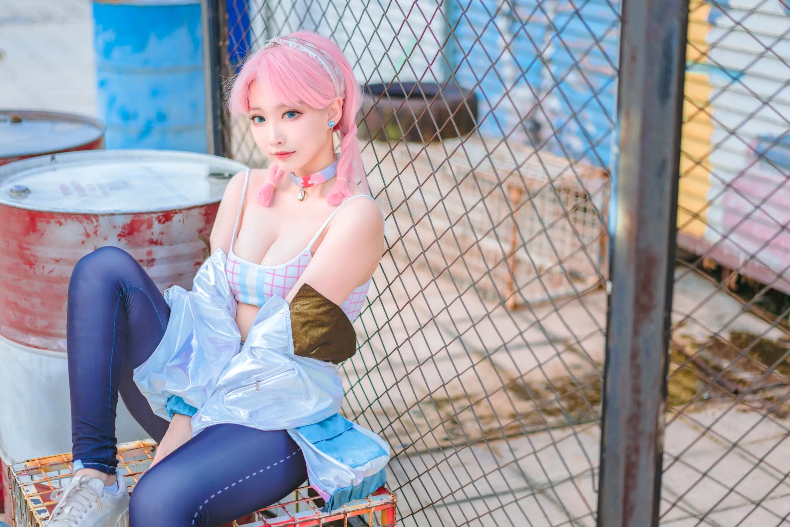 Gallery - 宫本桜蓝毒cosplay，青春活力运动少女，清纯童颜配傲人身材，夏日泳池边诱惑写真，时尚潮流视觉盛宴角色扮演萌系清新泳池诱惑童颜巨乳气质清纯 女神私房照_秀色女神 - image 6