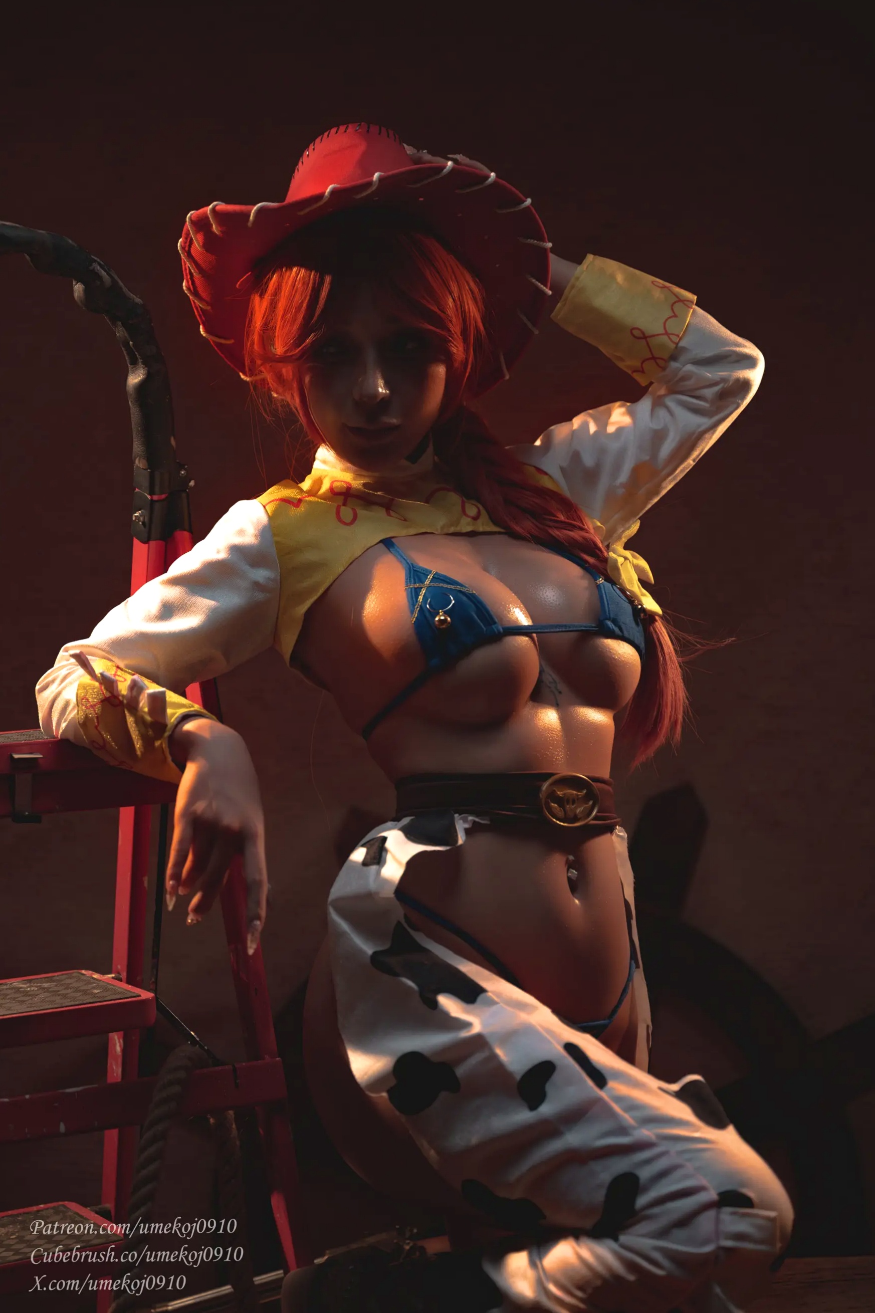 Umeko J - 玩具总动员翠丝极致诱惑Cosplay，性感牛仔女郎私房大尺度写真 [106P]