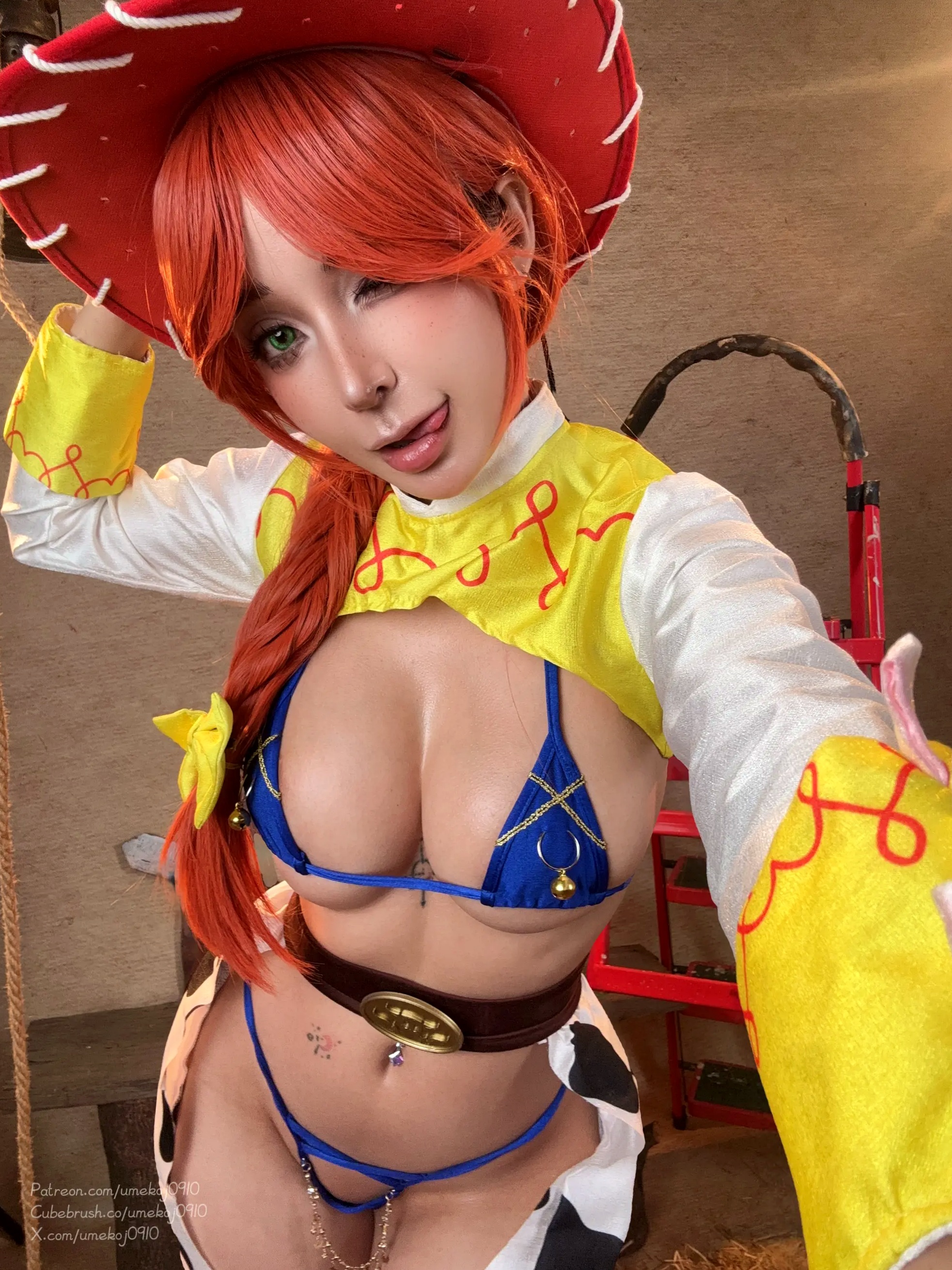 Umeko J - 玩具总动员翠丝极致诱惑Cosplay，性感牛仔女郎私房大尺度写真 [106P]
