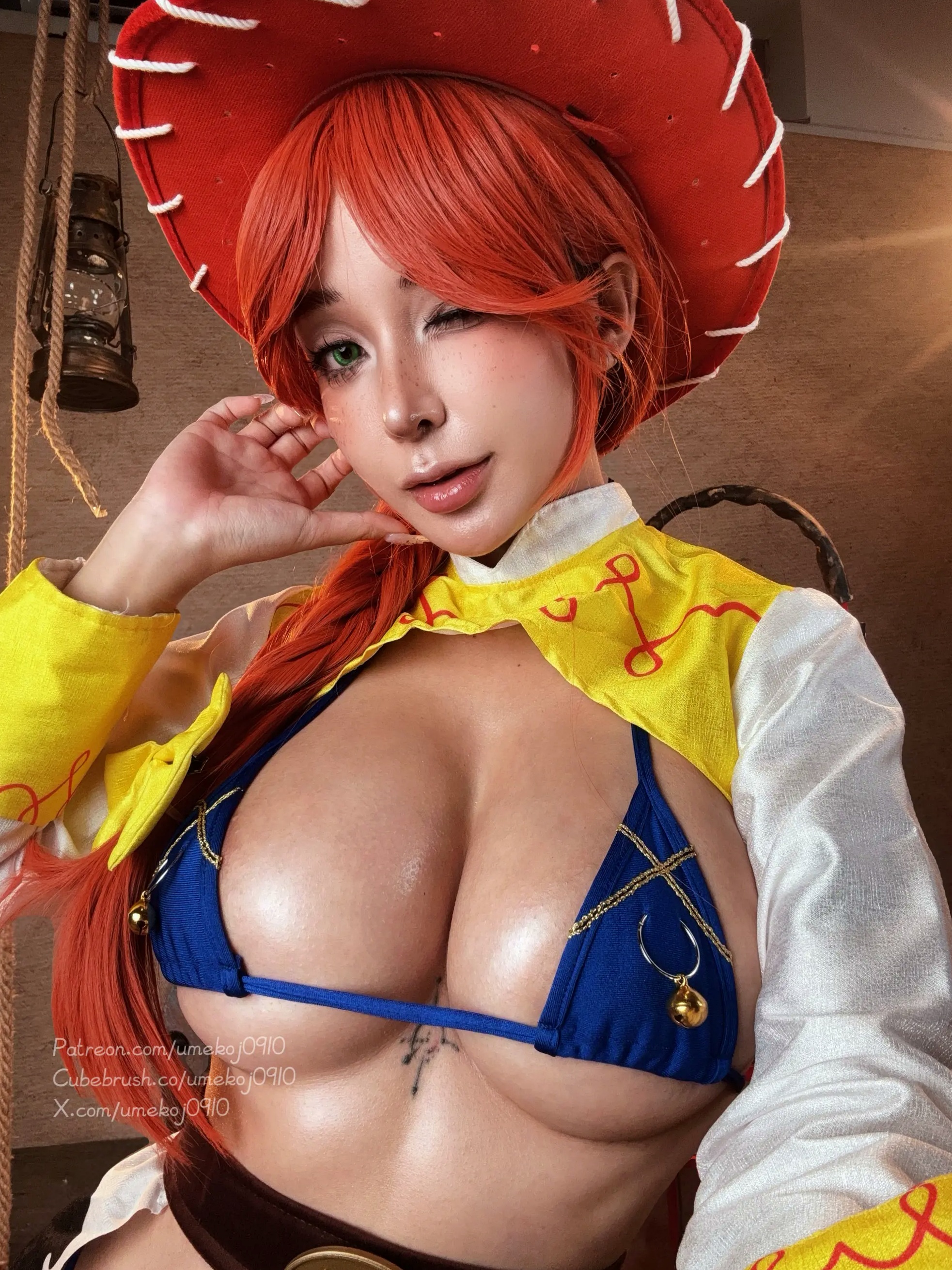 Umeko J - 玩具总动员翠丝极致诱惑Cosplay，性感牛仔女郎私房大尺度写真 [106P]