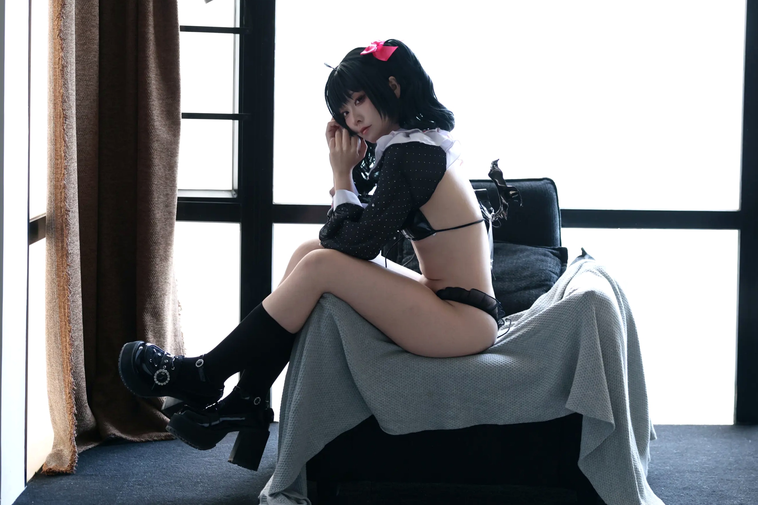 G44不会受伤 - 紫乃：迷人二次元少女cosplay私房写真