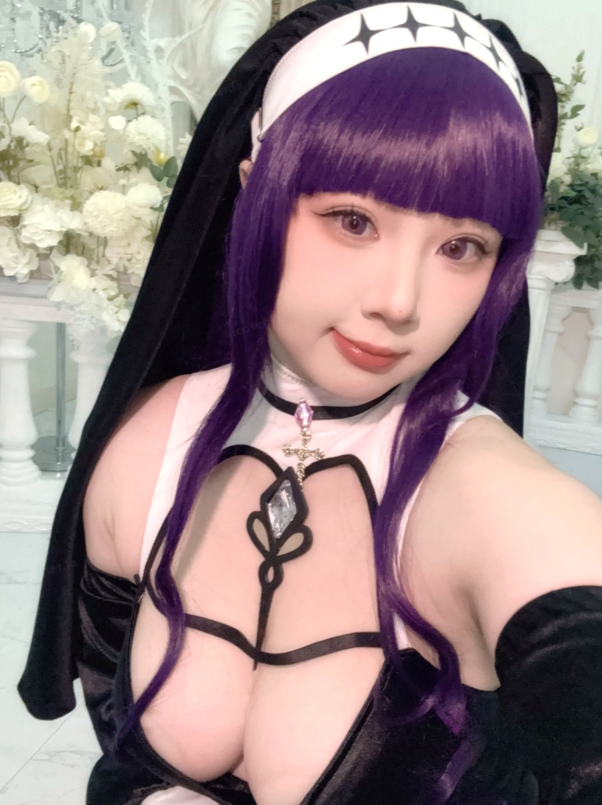 皮皮奶可可爱了啦 - 葬送的芙莉莲 菲伦修女 性感制服私房照 [87P]