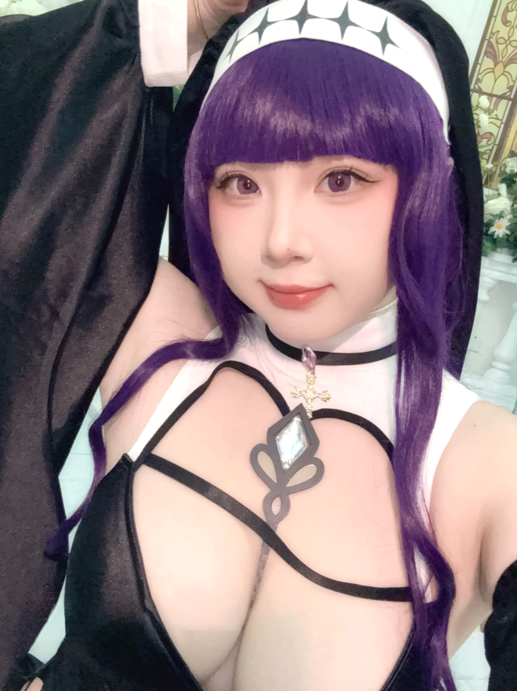 皮皮奶可可爱了啦 - 葬送的芙莉莲 菲伦修女 性感制服私房照 [87P]