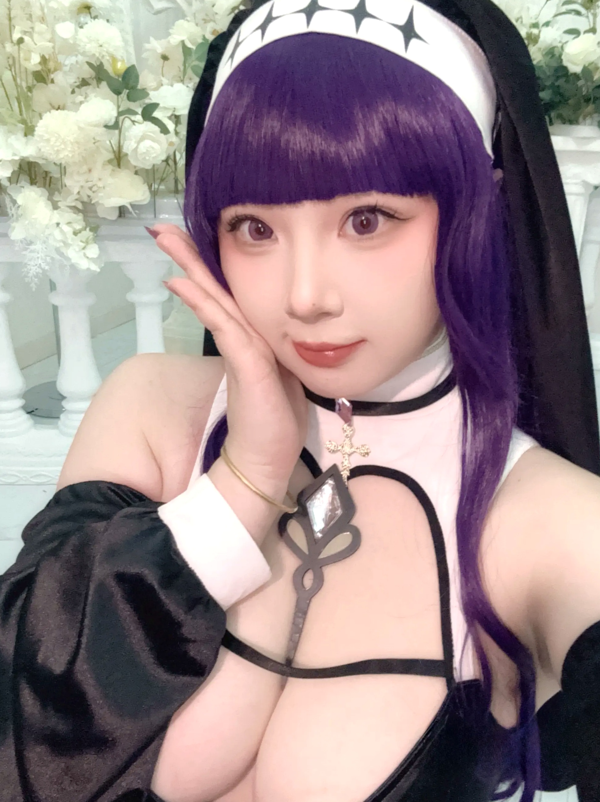 皮皮奶可可爱了啦 - 葬送的芙莉莲 菲伦修女 性感制服私房照 [87P]