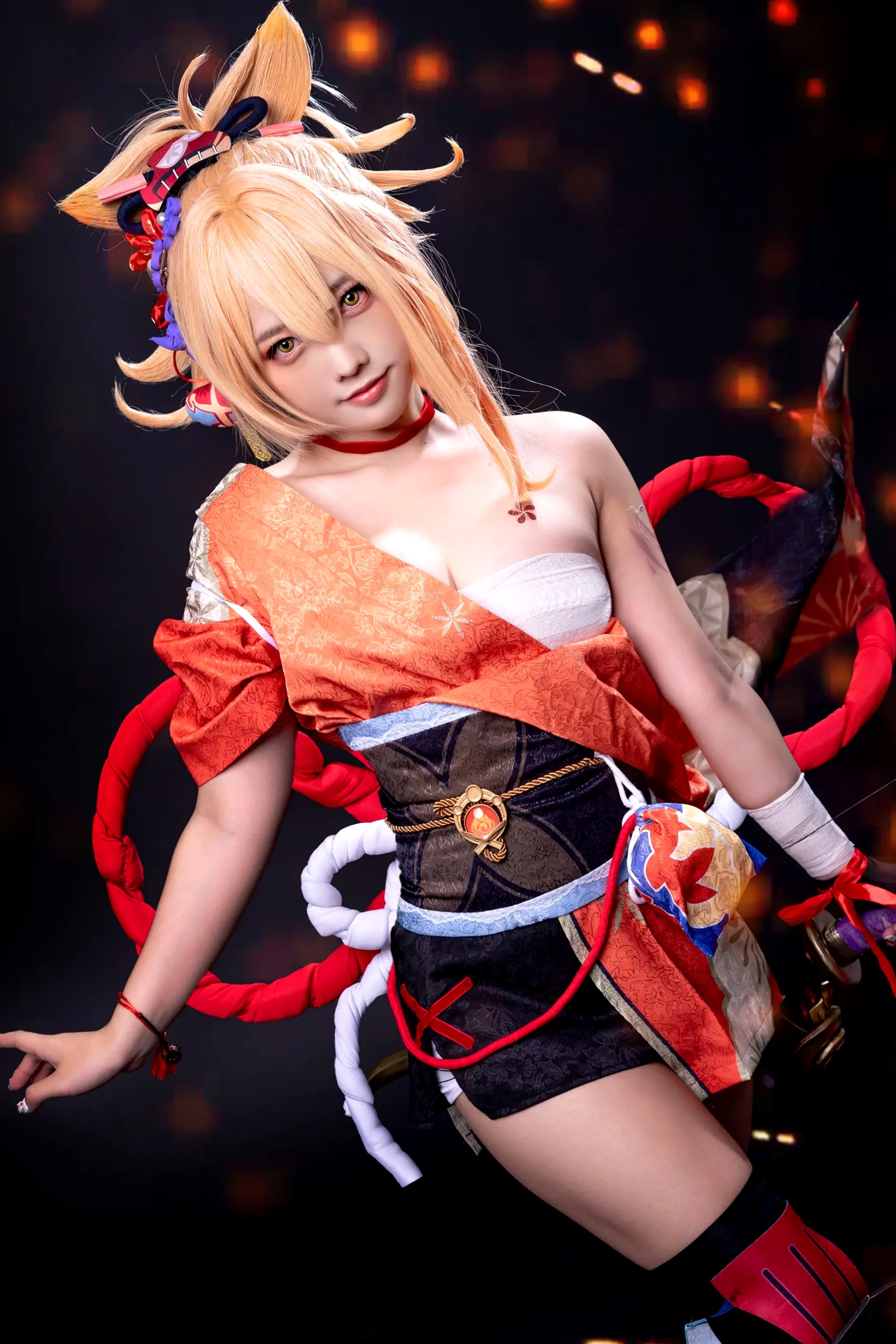 Gallery - Messie Huang - Yoimiya 宵宫角色扮演和服性感美臀大尺度私房照 [42P]角色扮演和服性感美臀大尺度 女神私房照_秀色女神 - image 1