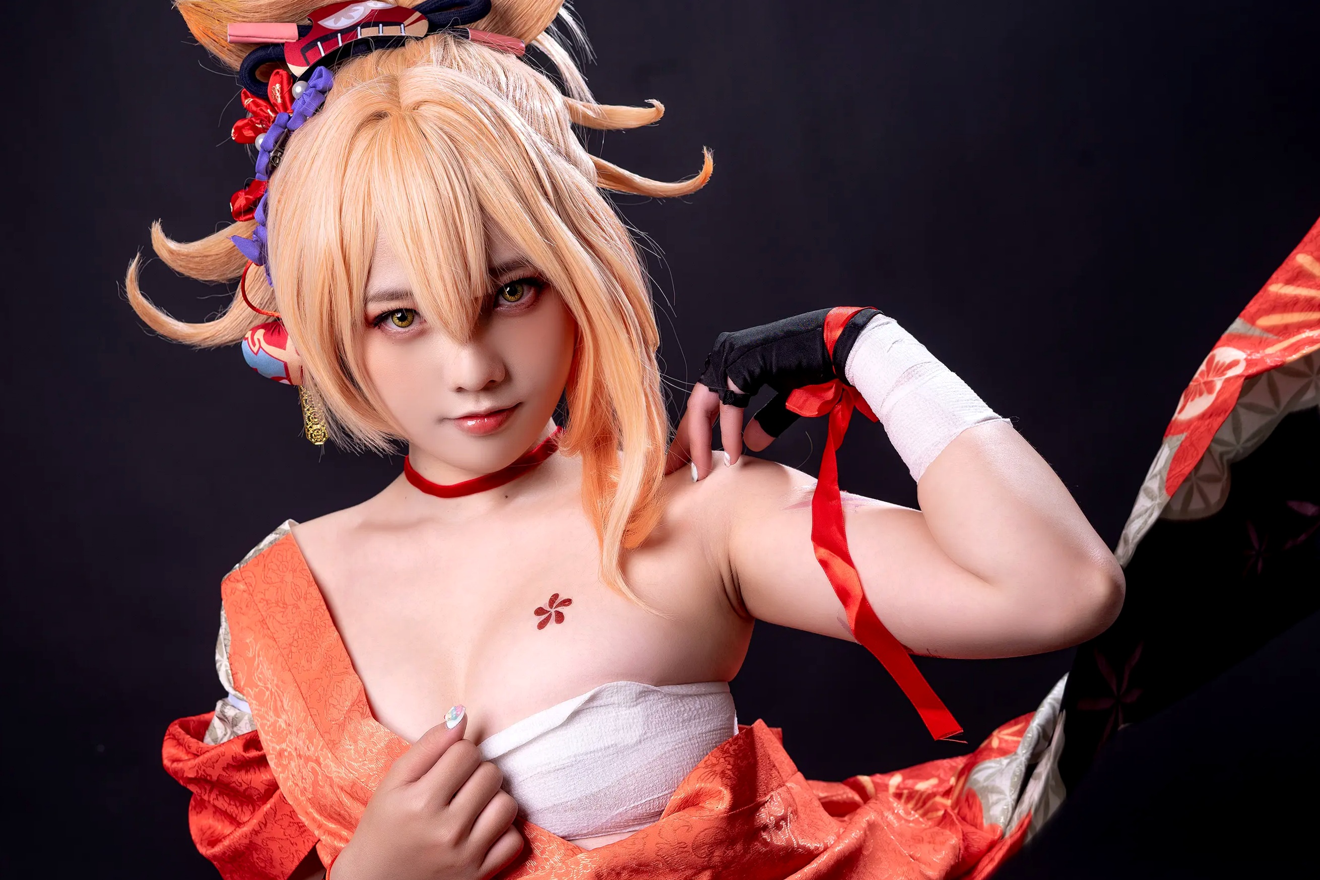 Gallery - Messie Huang - Yoimiya 宵宫角色扮演和服性感美臀大尺度私房照 [42P]角色扮演和服性感美臀大尺度 女神私房照_秀色女神 - image 7