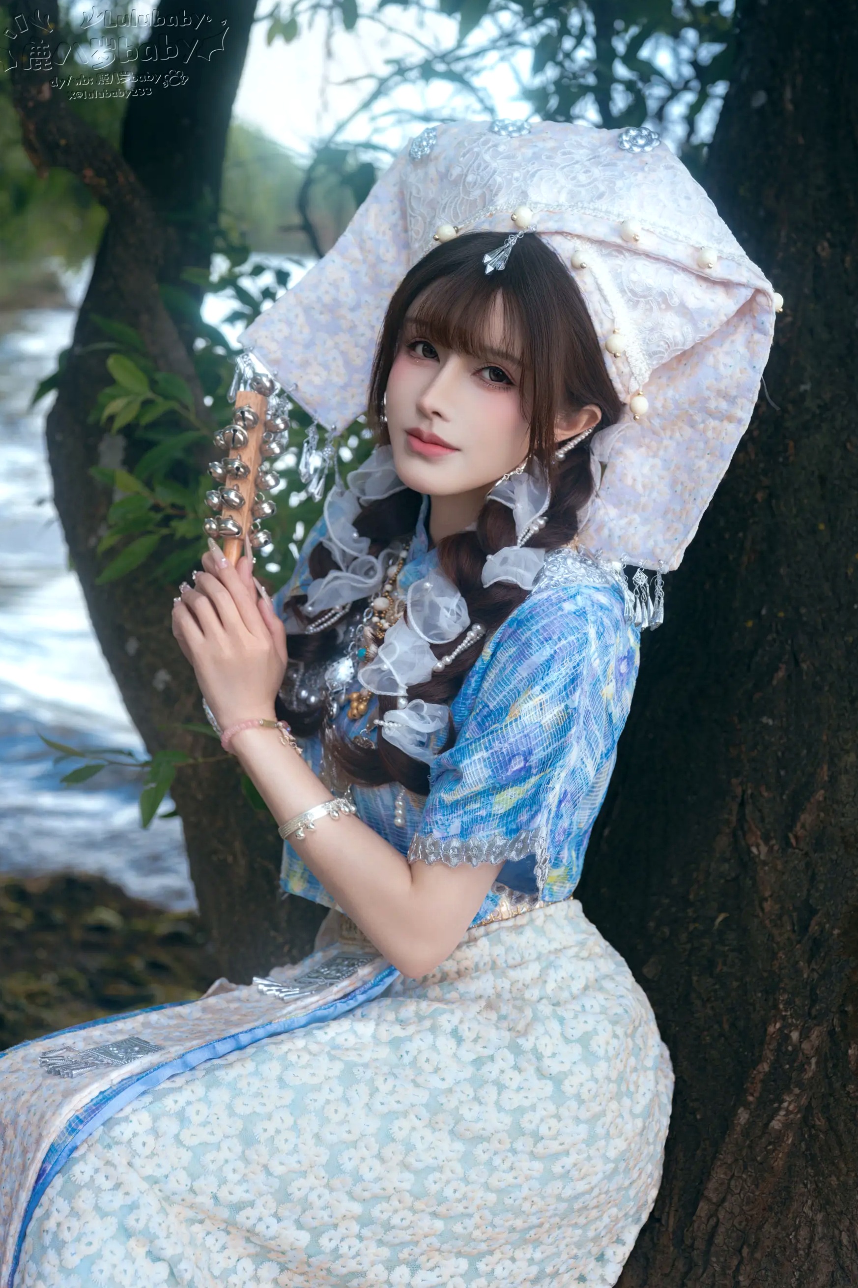 Gallery - 鹿八岁 壮族风情唯美湖畔写真秀清纯户外清新女神 女神私房照_秀色女神 - image 4