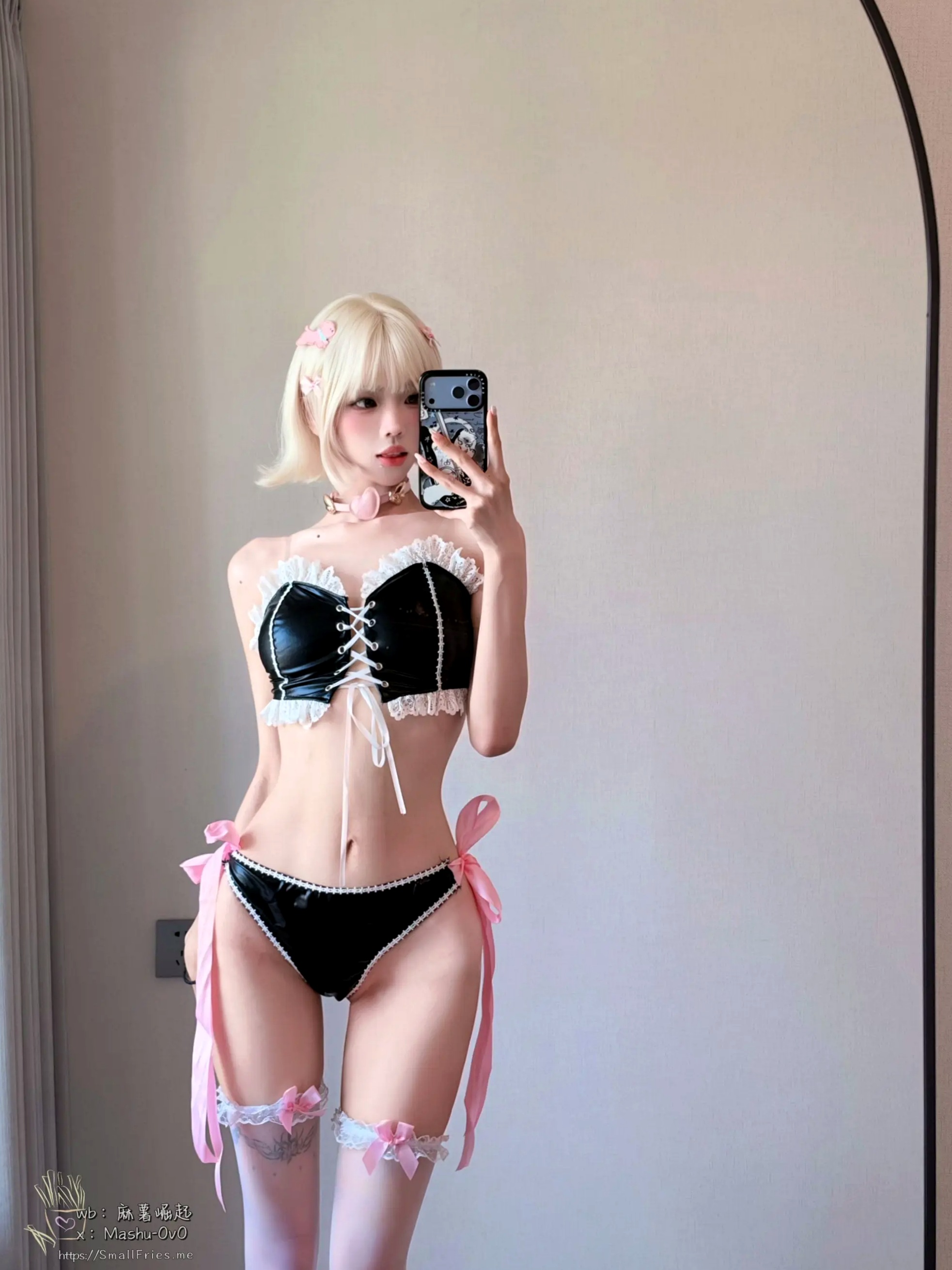 Gallery - 麻薯好吃 - 蝴蝶结礼物 [50P] 女神私房照_秀色女神 - image 2