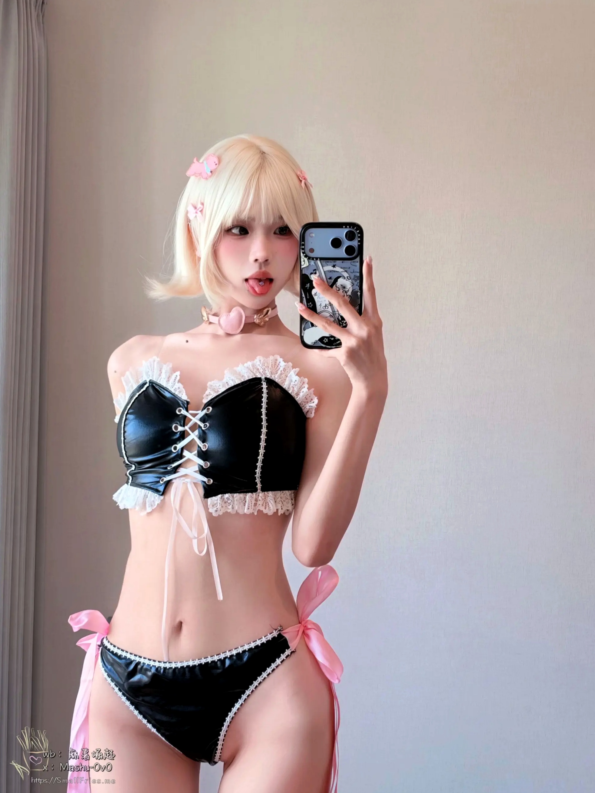 Gallery - 麻薯好吃 - 蝴蝶结礼物 [50P] 女神私房照_秀色女神 - image 3