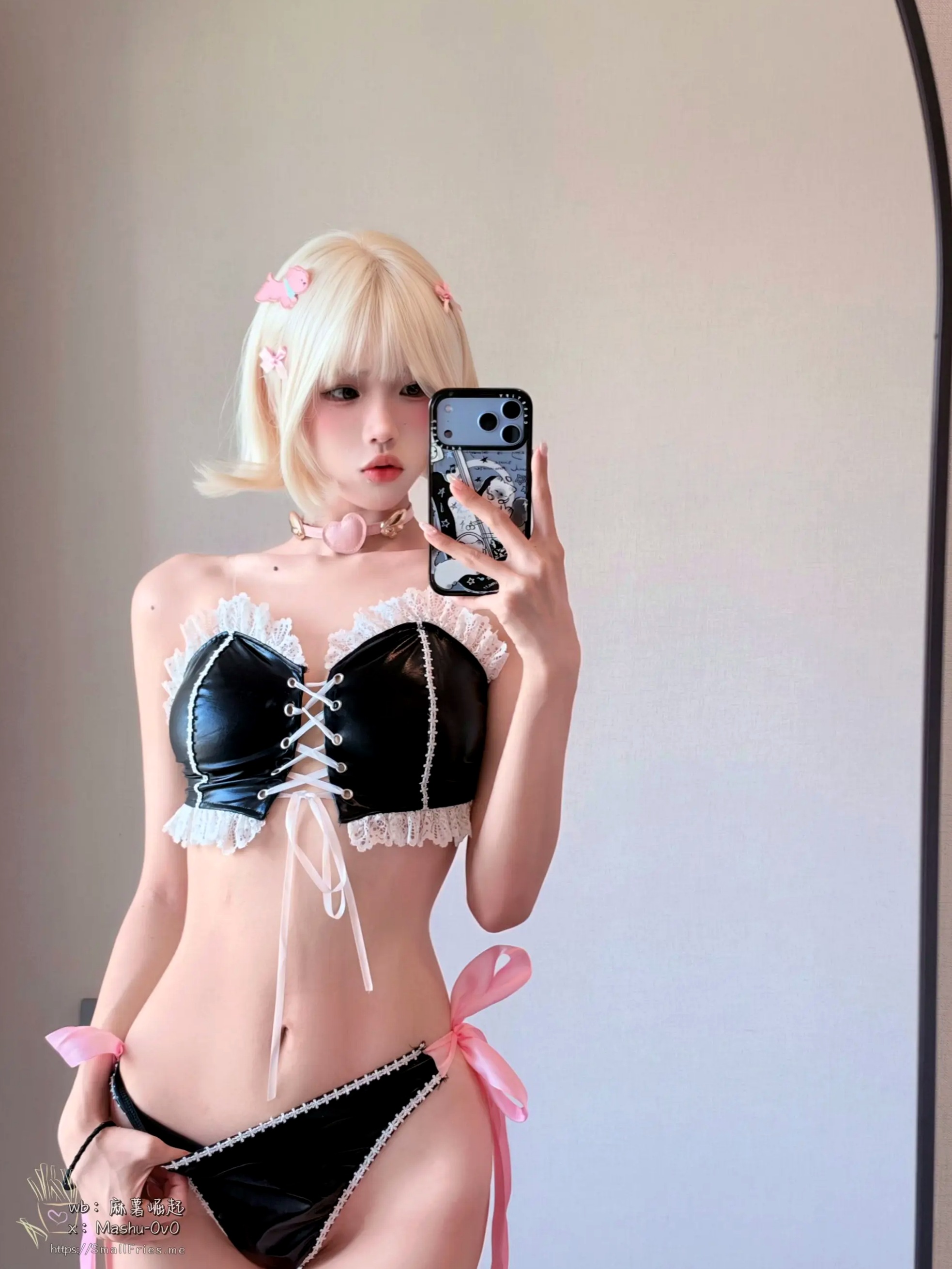 Gallery - 麻薯好吃 - 蝴蝶结礼物 [50P] 女神私房照_秀色女神 - image 4