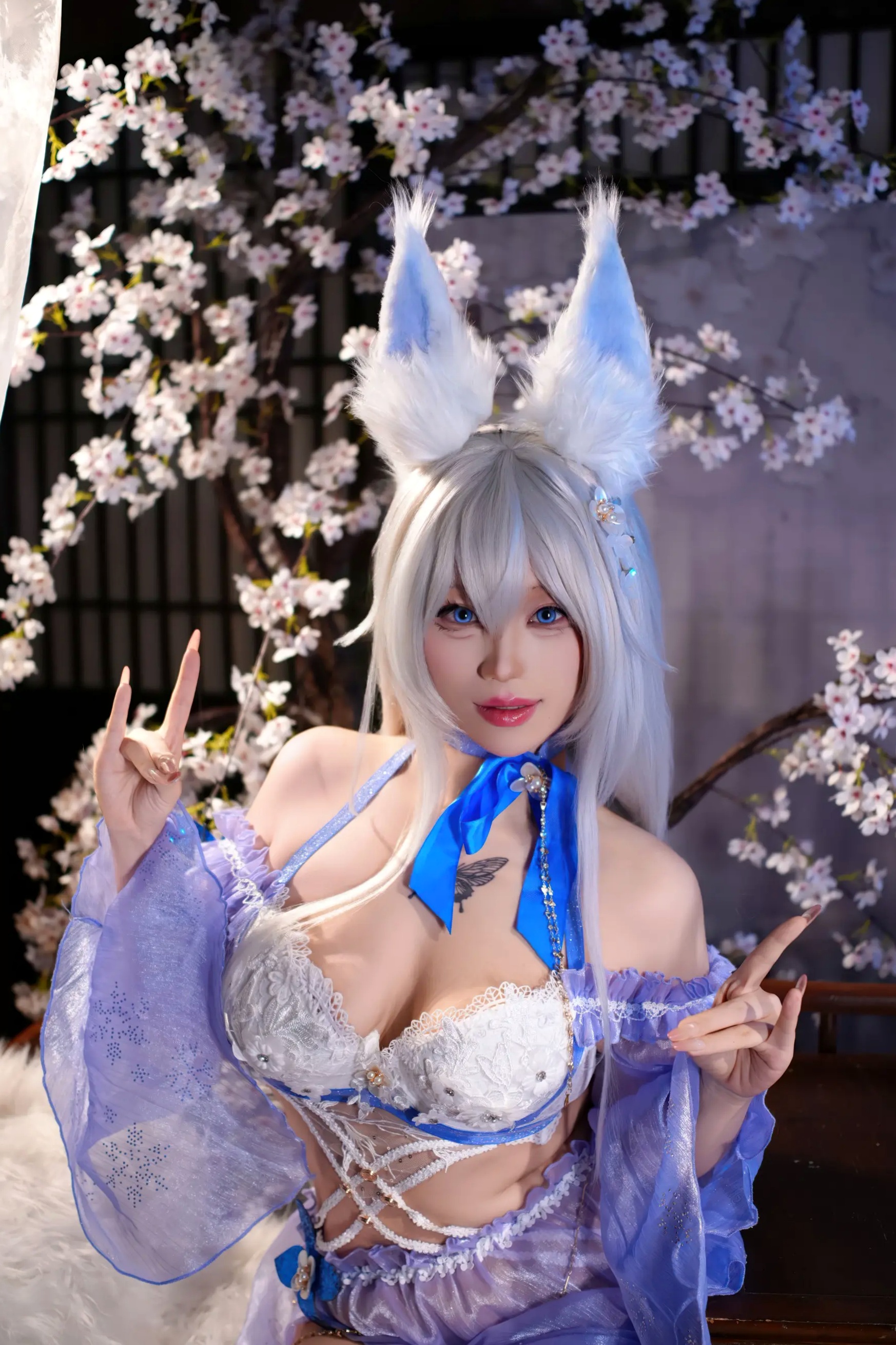 Gallery - 叉烧hibiki - 碧蓝航线 信浓 樱花私房大尺度角色扮演性感美图 [101P]角色扮演私房照大尺度性感诱惑气质尤物 女神私房照_秀色女神 - image 4