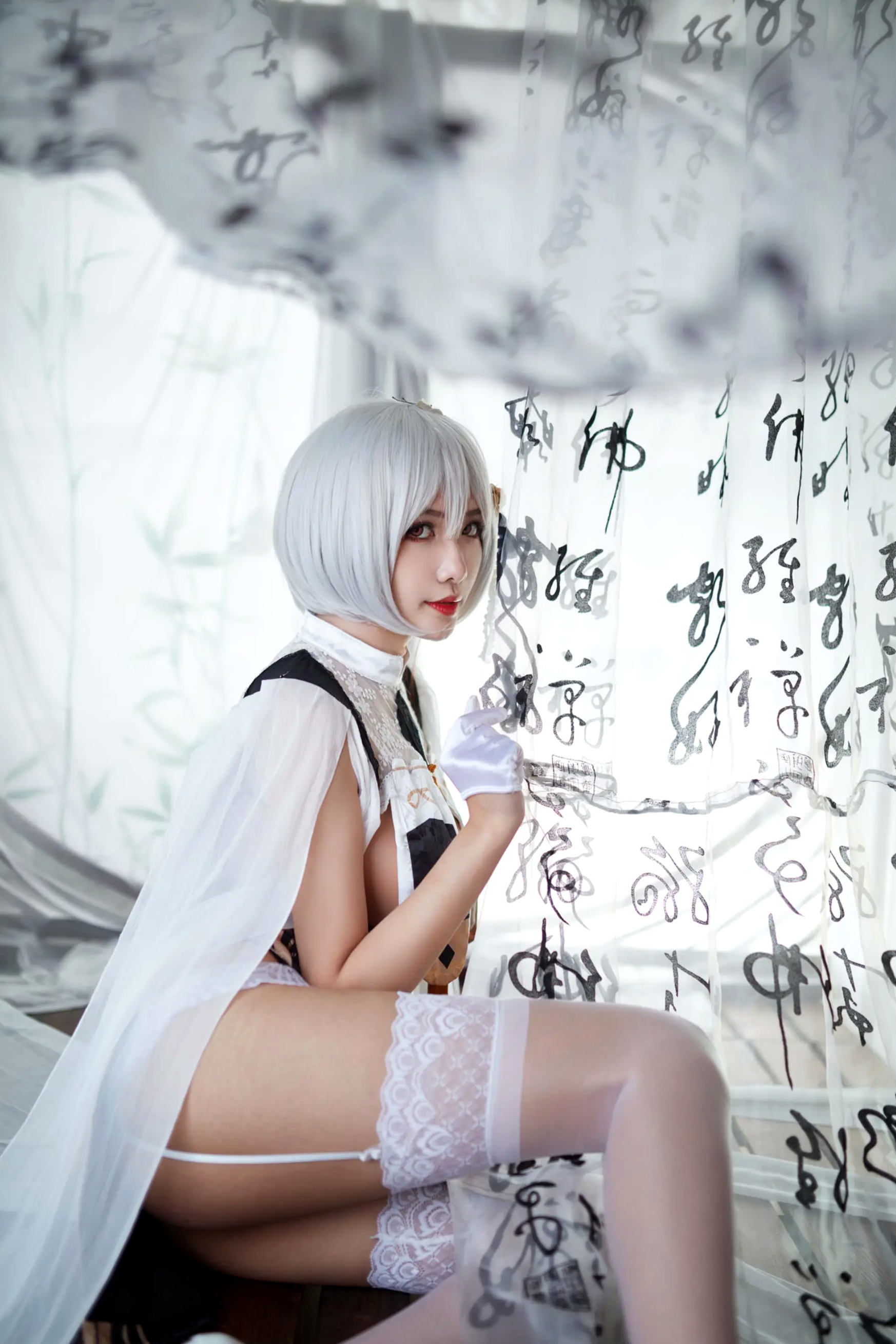 源纱希喵喵喵 - 天狼星旗袍角色扮演性感私房照 [34P]