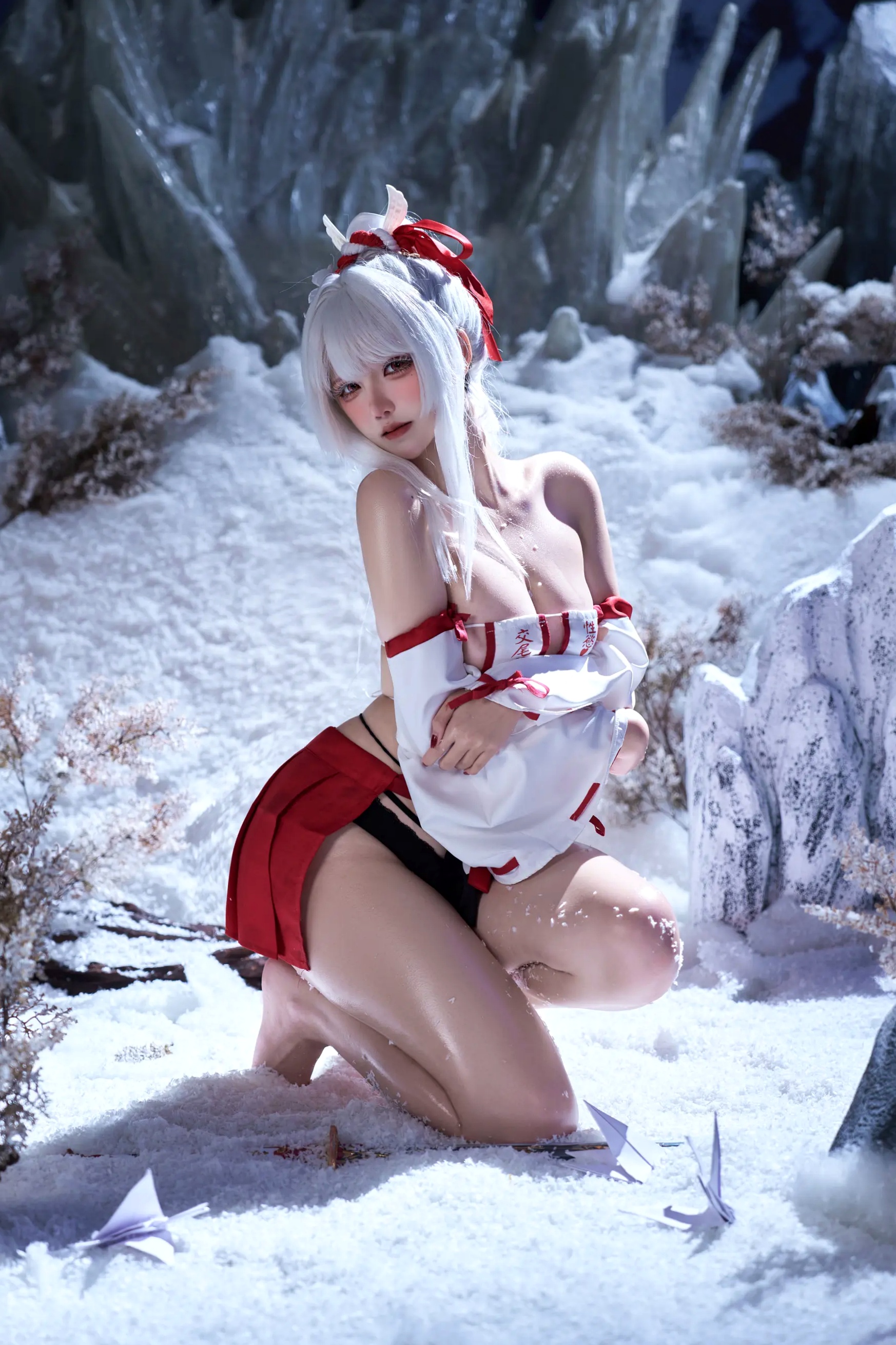 鬼马少女阿薰kaOri - 绯雪 冰雪COS大尺度私房写真 [204P]