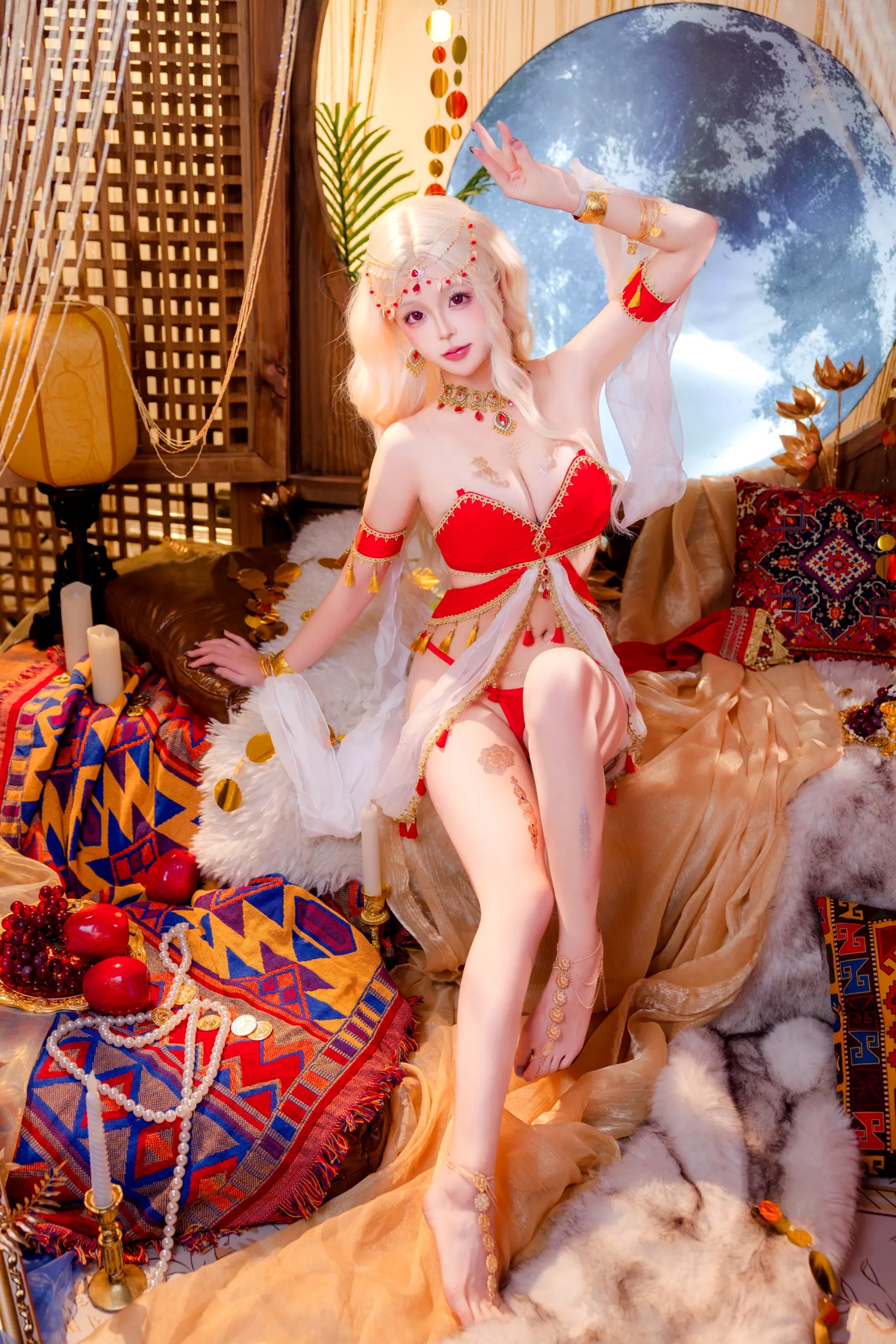 Cosplay日奈娇 - 舞姬 [140P]