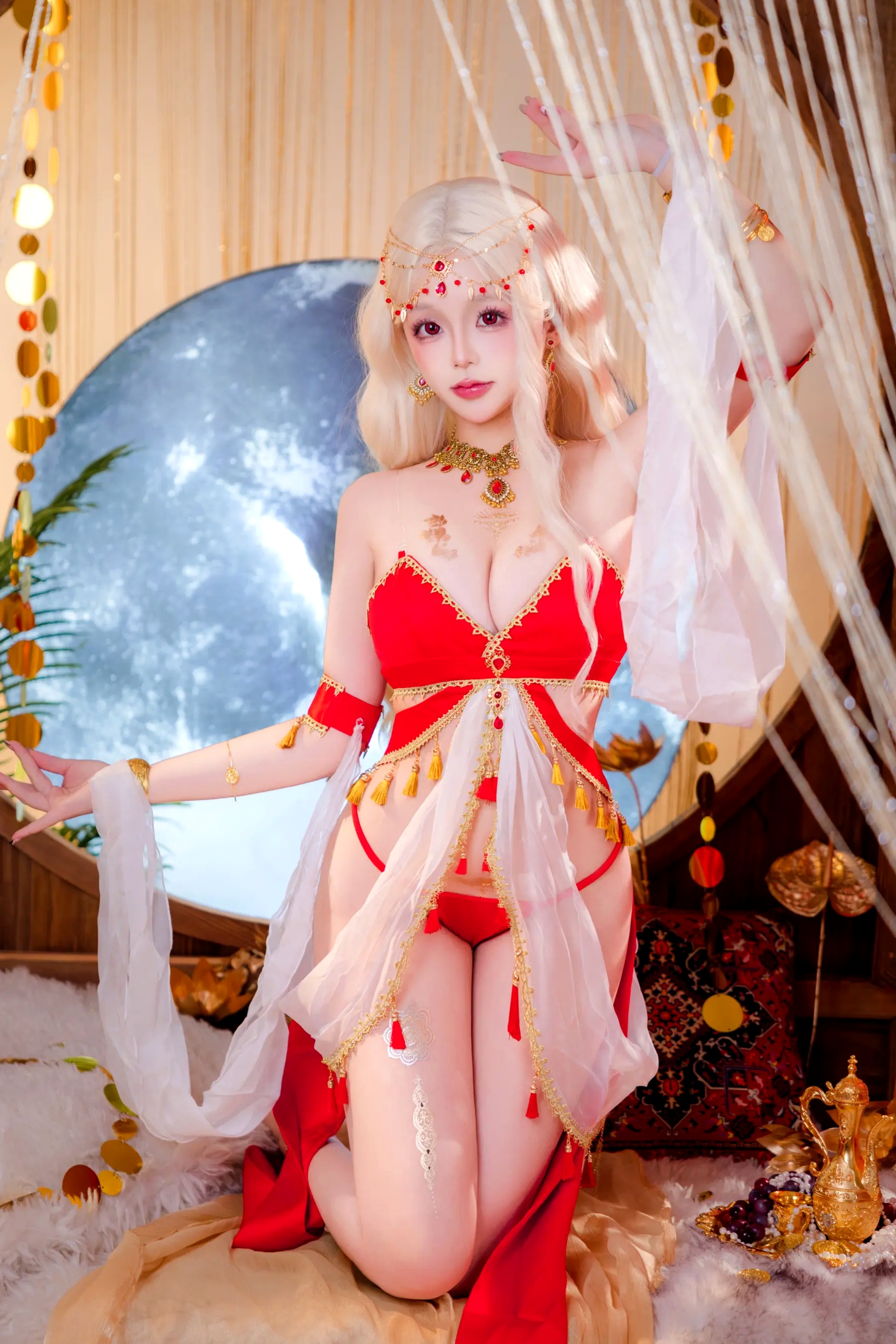 Cosplay日奈娇 - 舞姬 [140P]