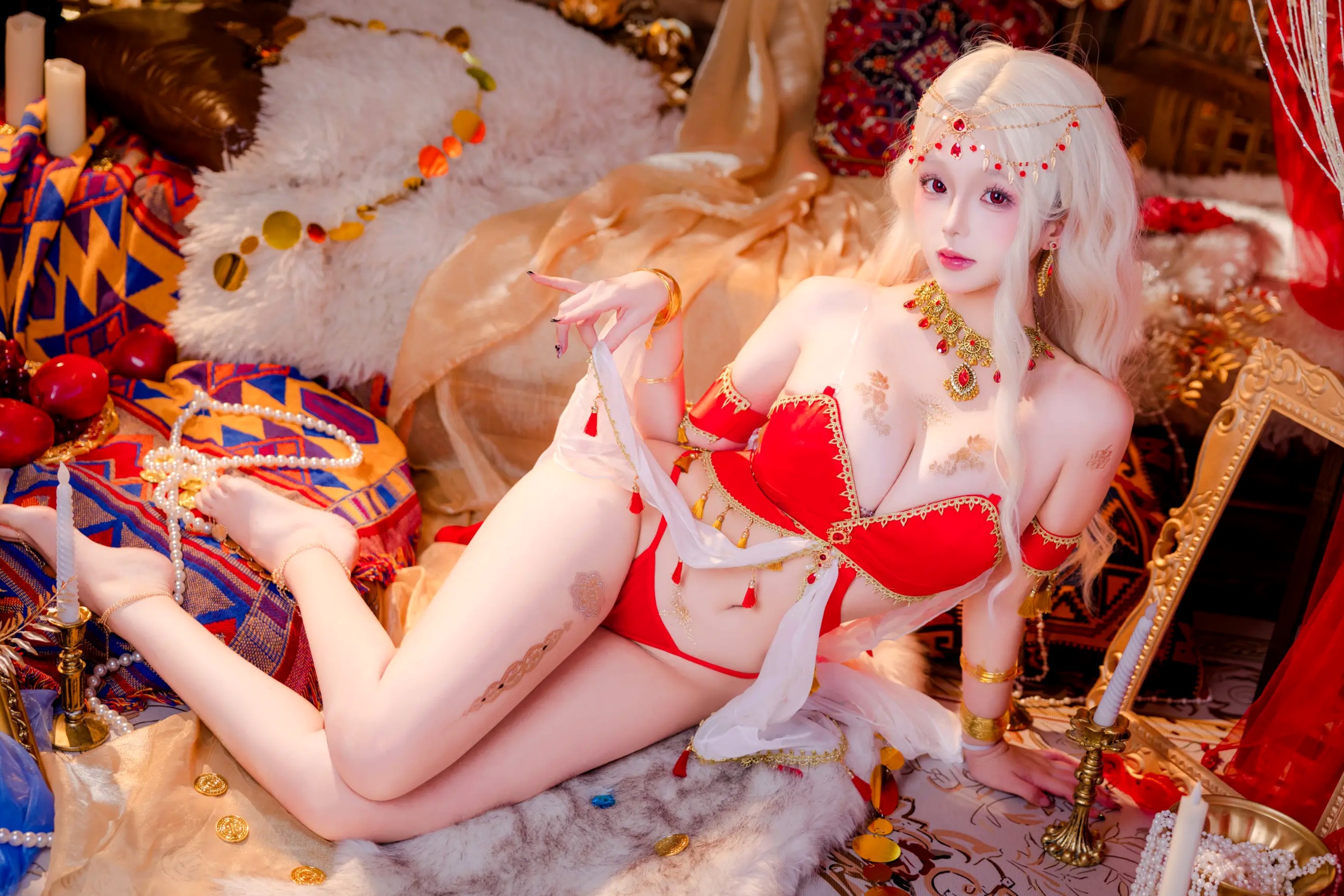Cosplay日奈娇 - 舞姬 [140P]