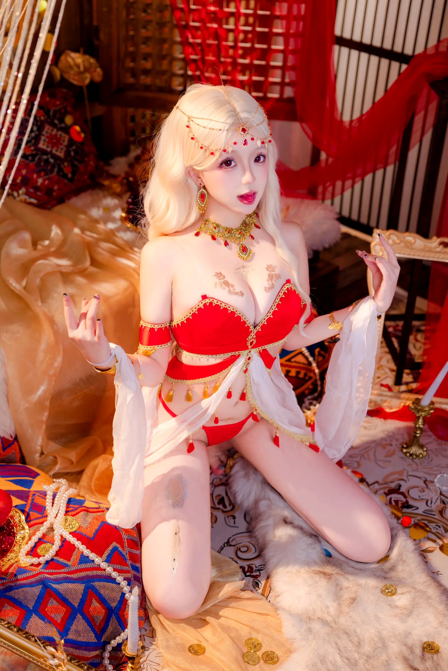 Cosplay日奈娇 - 舞姬 [140P]