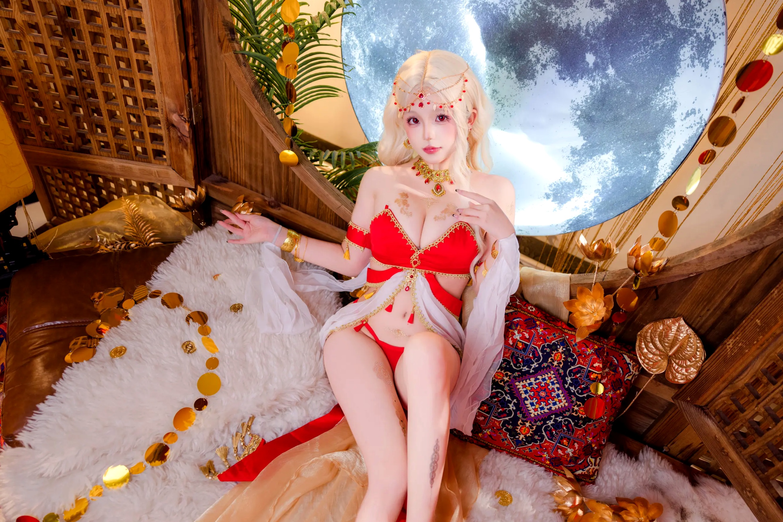 Cosplay日奈娇 - 舞姬 [140P]