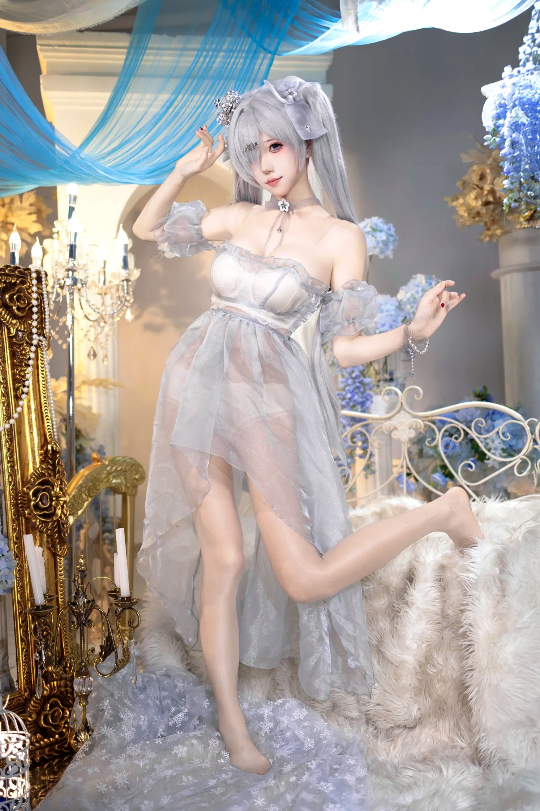 脆糕yaki - NIKKE 灰姑娘 水晶公主 角色扮演私房照 美腿丝袜诱惑 [71P]