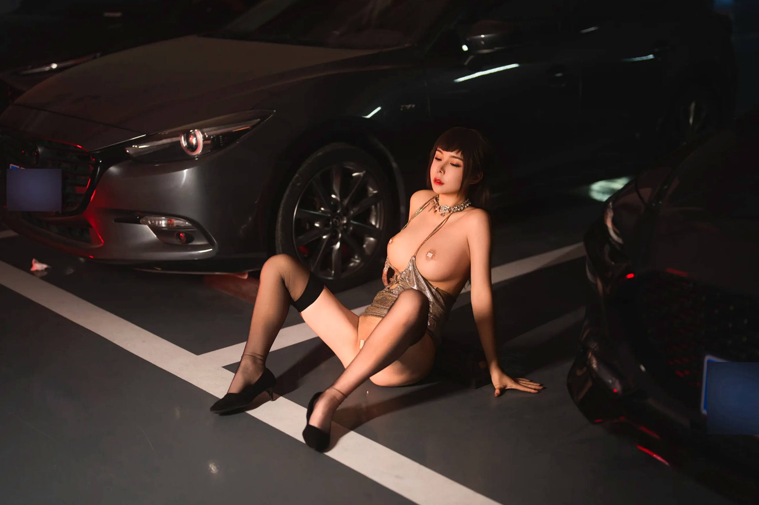 亚马逊鲶鱼 - 女明星 停车场角色扮演大尺度诱惑私房写真 [80P]