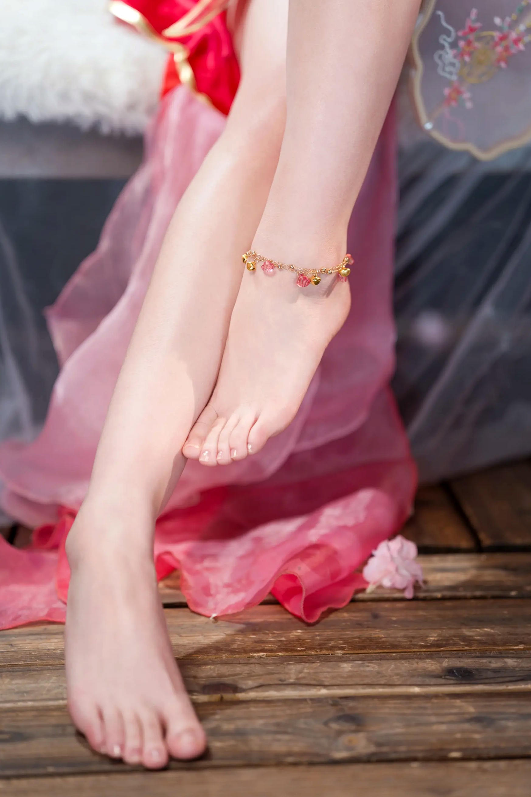 Sameki - 爱莉希雅的春好物语 桃花古风角色扮演COS写真集 [47P]