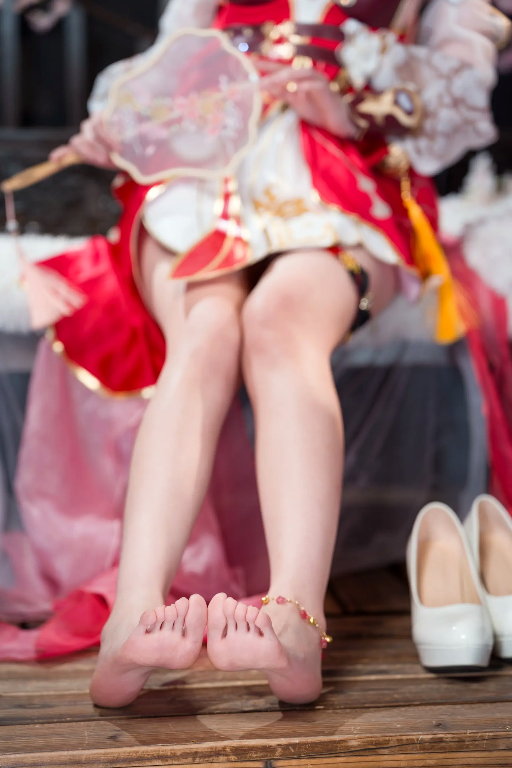 Sameki - 爱莉希雅的春好物语 桃花古风角色扮演COS写真集 [47P]