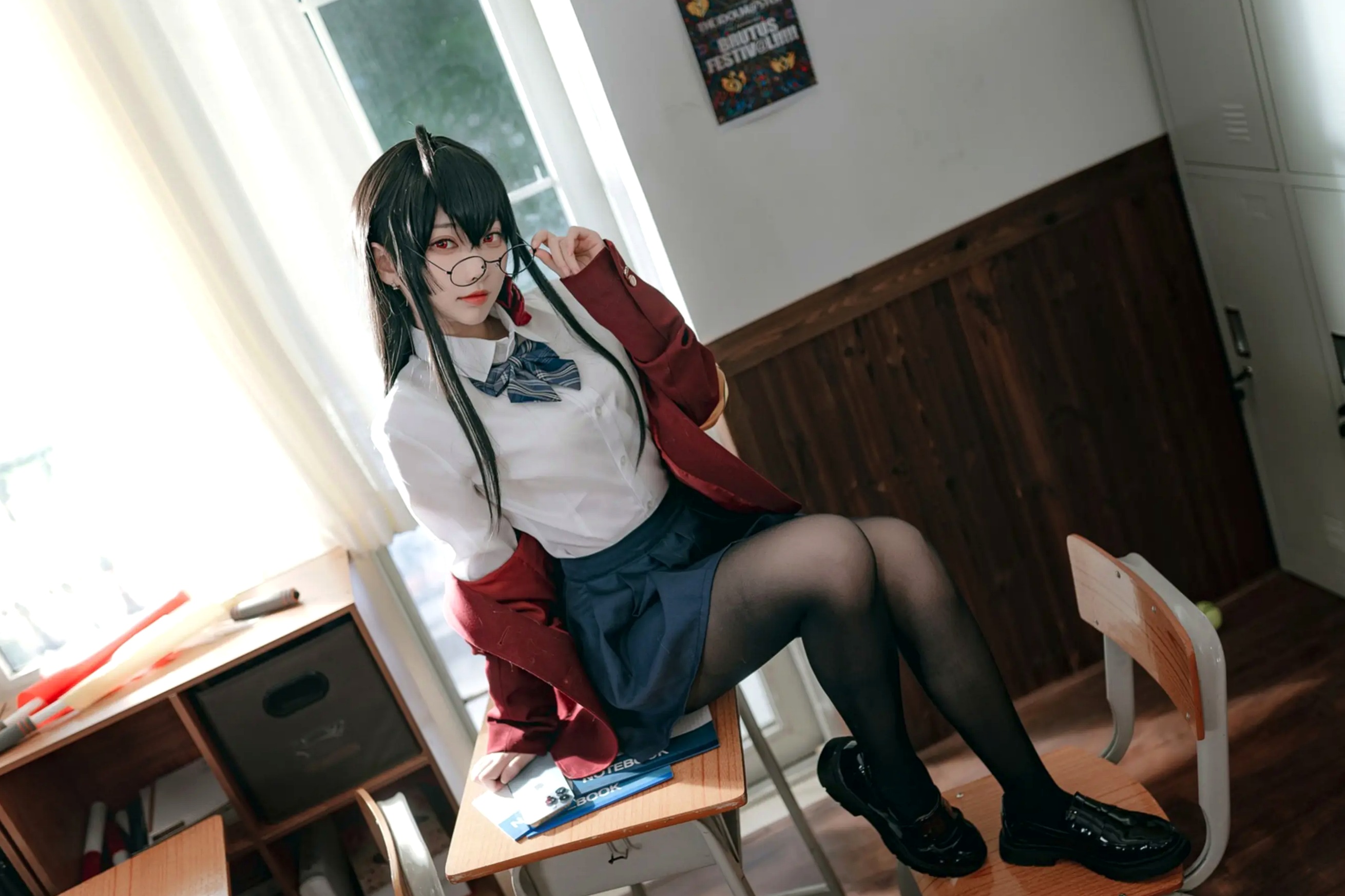 宫本桜 - 大凤JK制服黑丝校园私房照