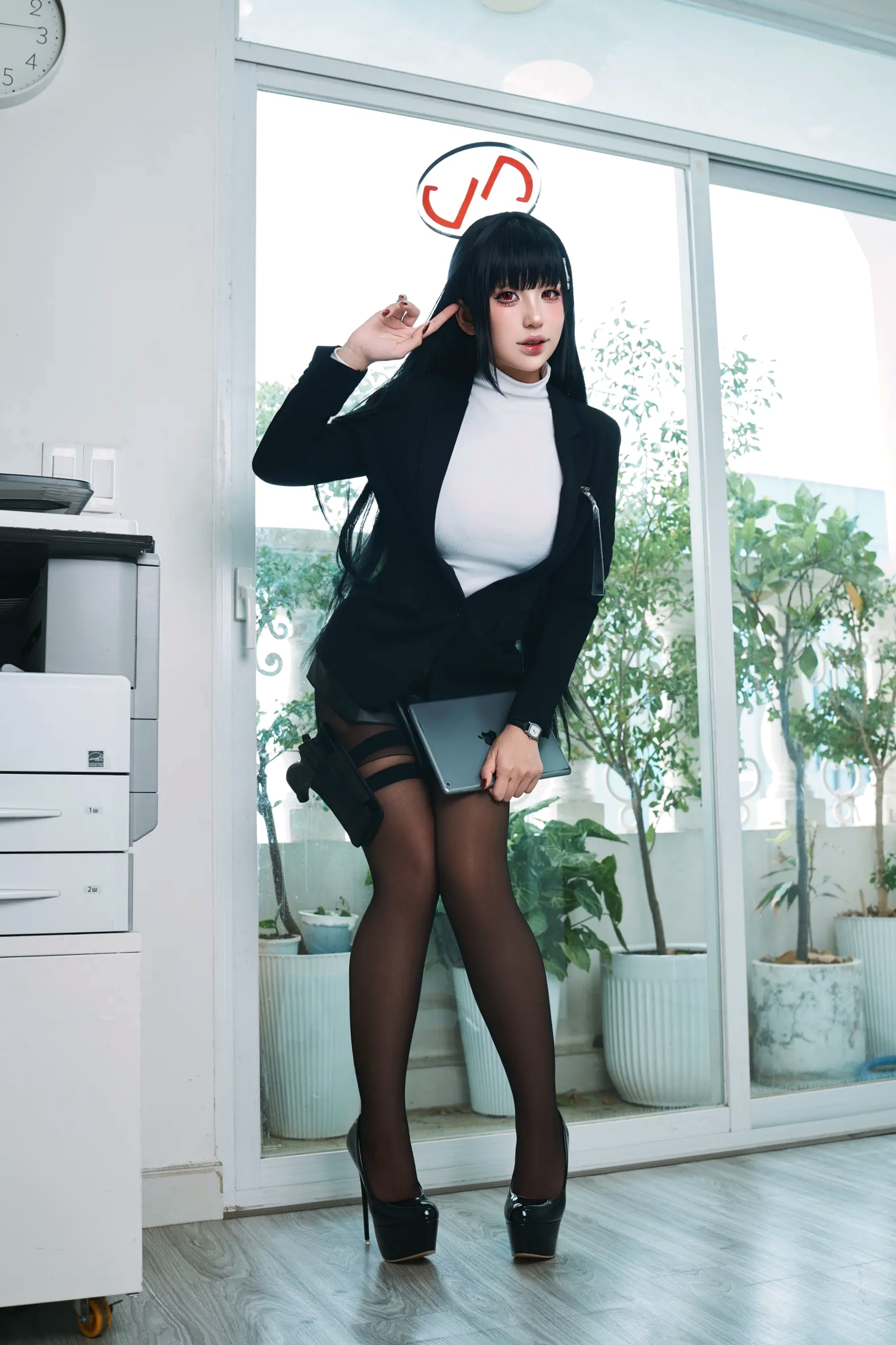 Puy Puy - Rio Tsukatsuki 调月莉音 办公室黑丝美臀私房角色扮演 [144P]