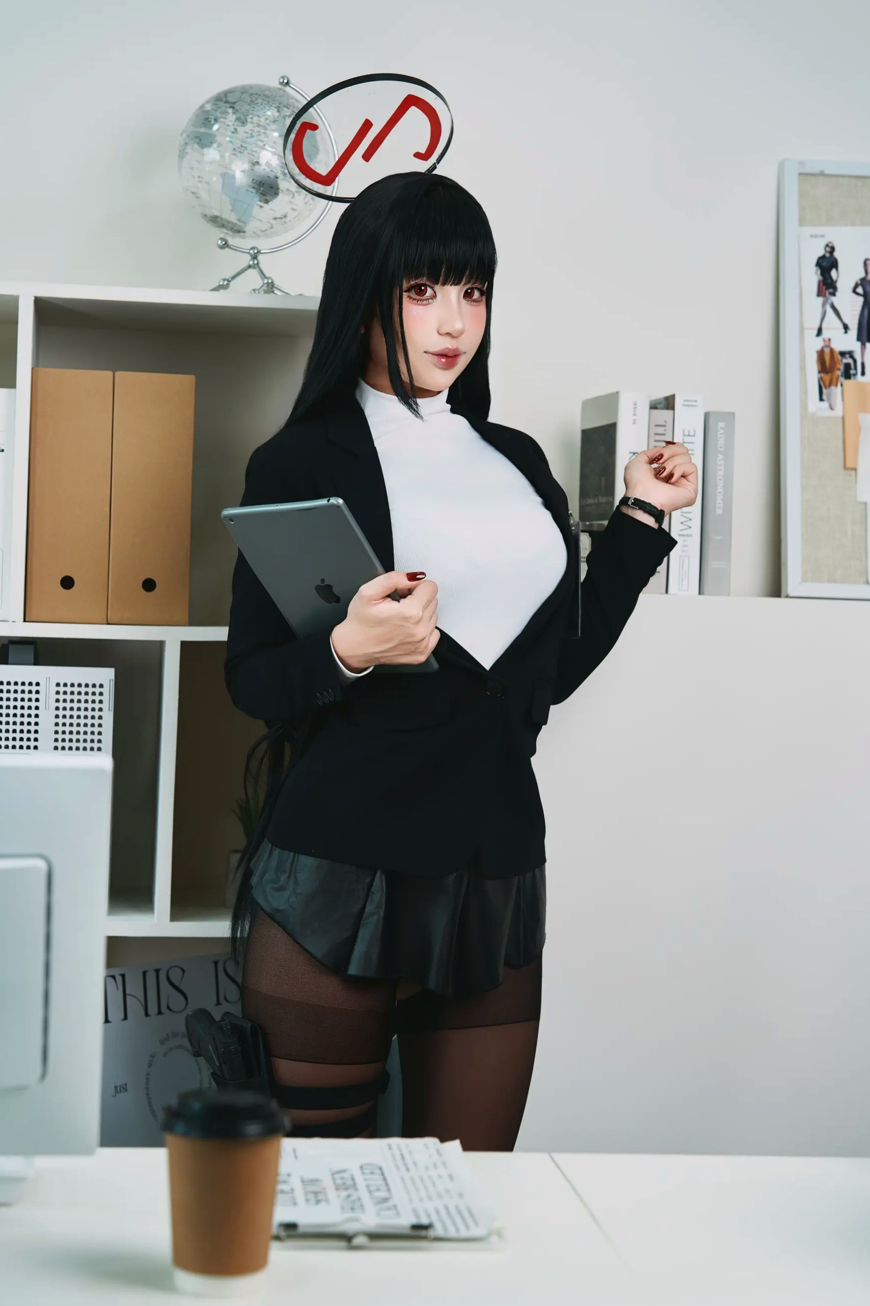 Puy Puy - Rio Tsukatsuki 调月莉音 办公室黑丝美臀私房角色扮演 [144P]