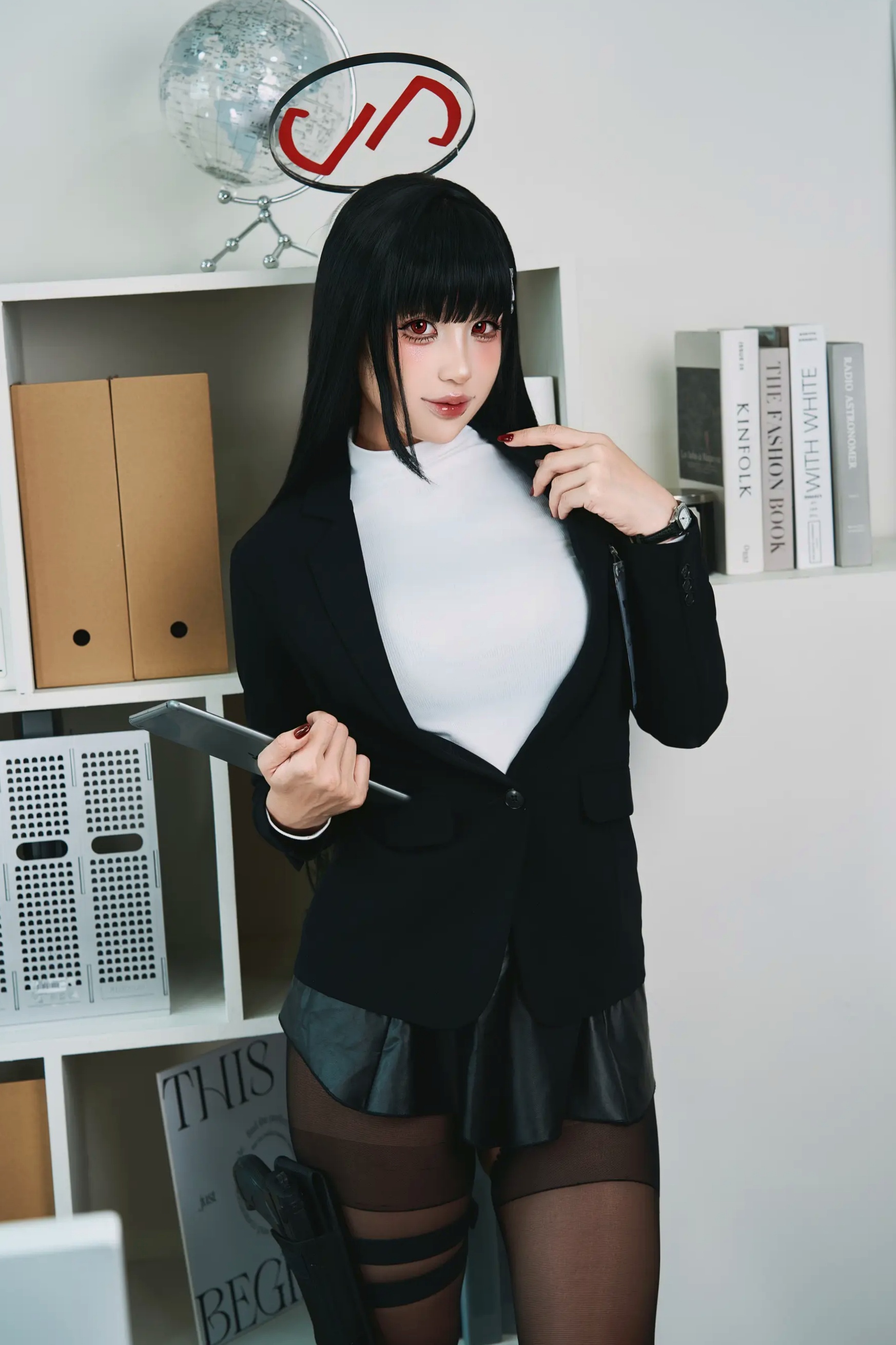 Puy Puy - Rio Tsukatsuki 调月莉音 办公室黑丝美臀私房角色扮演 [144P]