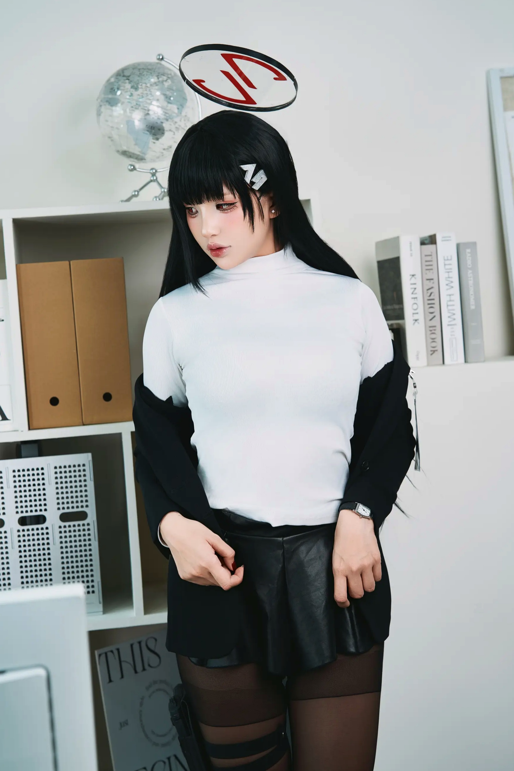 Puy Puy - Rio Tsukatsuki 调月莉音 办公室黑丝美臀私房角色扮演 [144P]