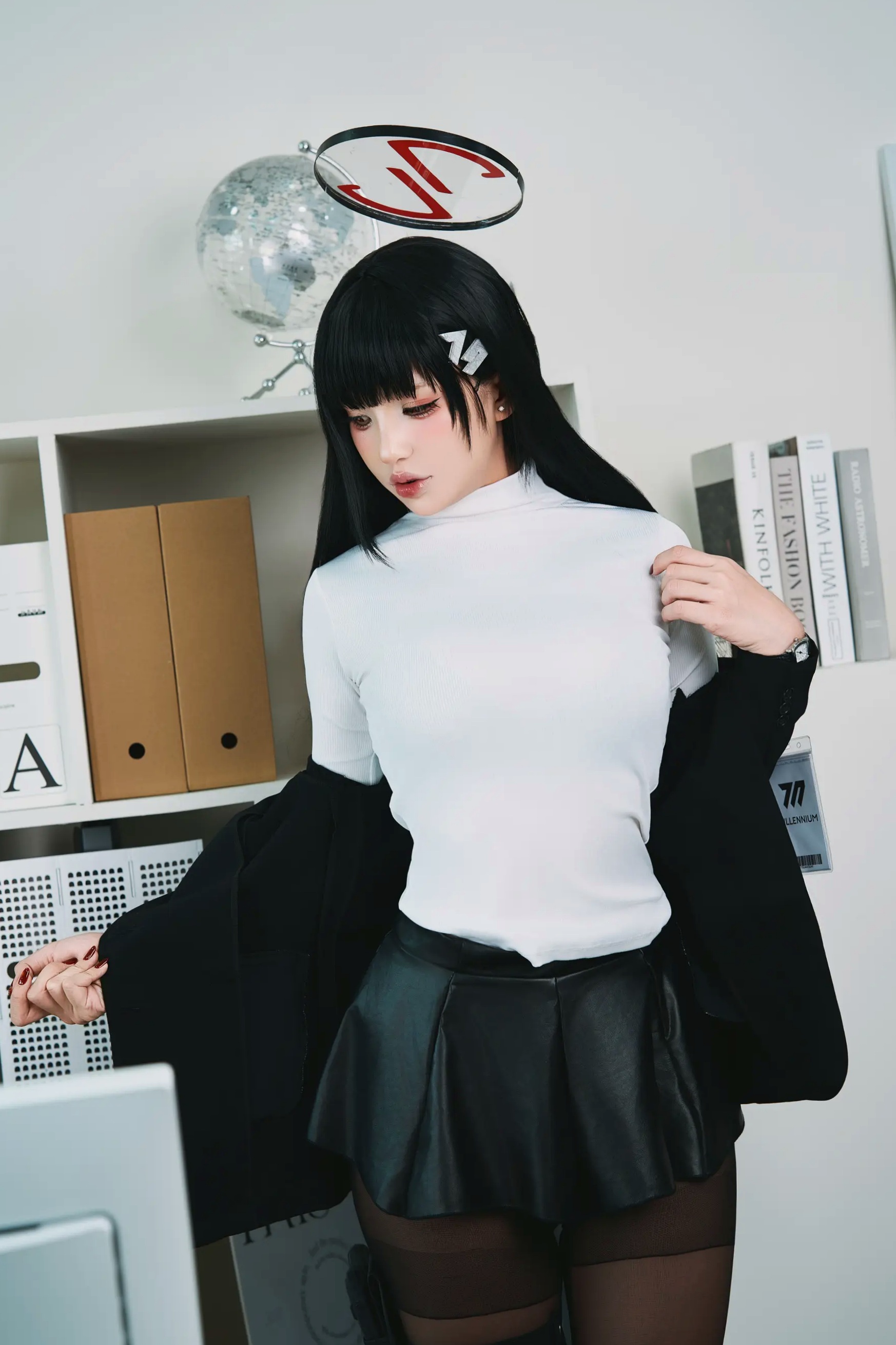 Puy Puy - Rio Tsukatsuki 调月莉音 办公室黑丝美臀私房角色扮演 [144P]
