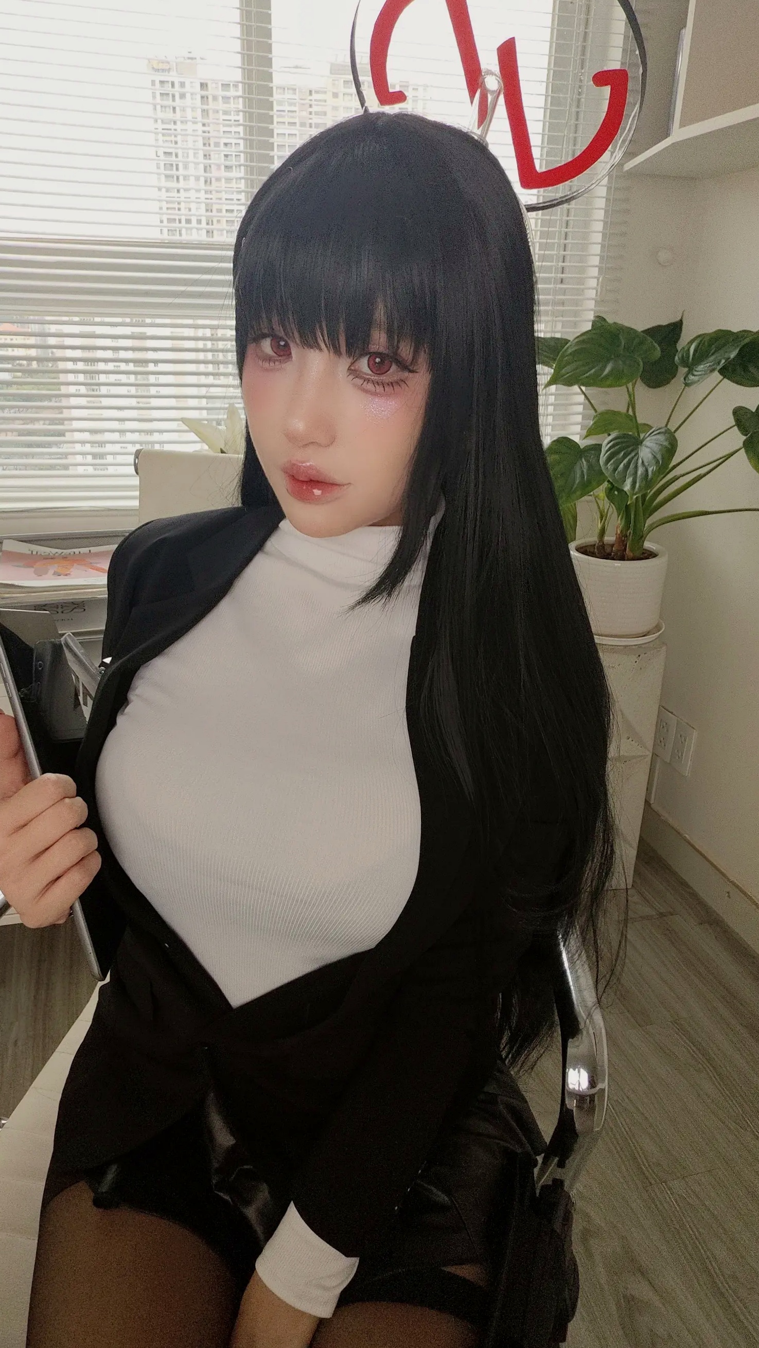 Puy Puy - Rio Tsukatsuki 调月莉音 办公室黑丝美臀私房角色扮演 [144P]