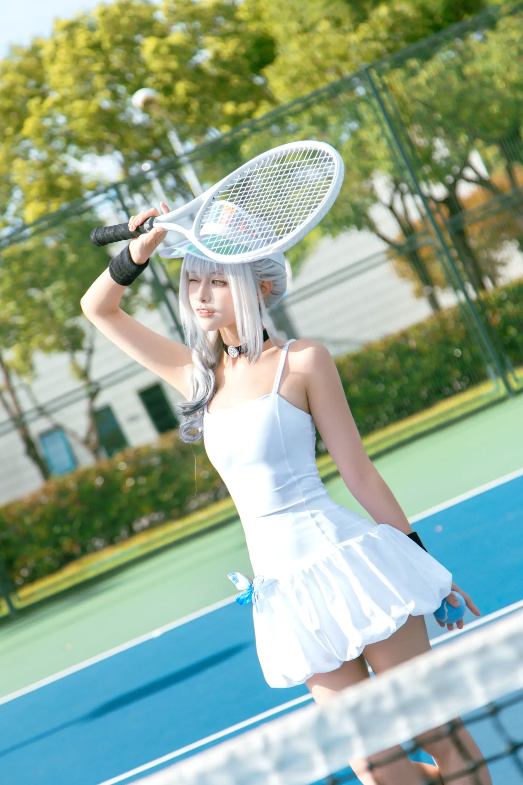 Shiina - 梅柳齐娜 同人网球部部员 户外运动清纯角色扮演写真 [33P]
